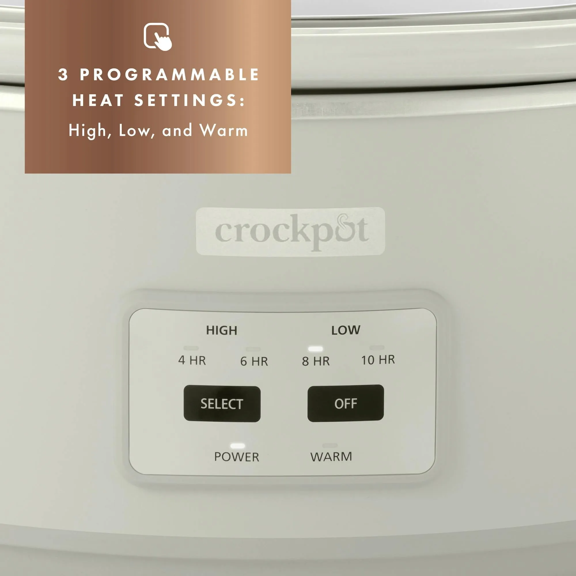 7-Quart Slow Cooker - Ivory - Image 3