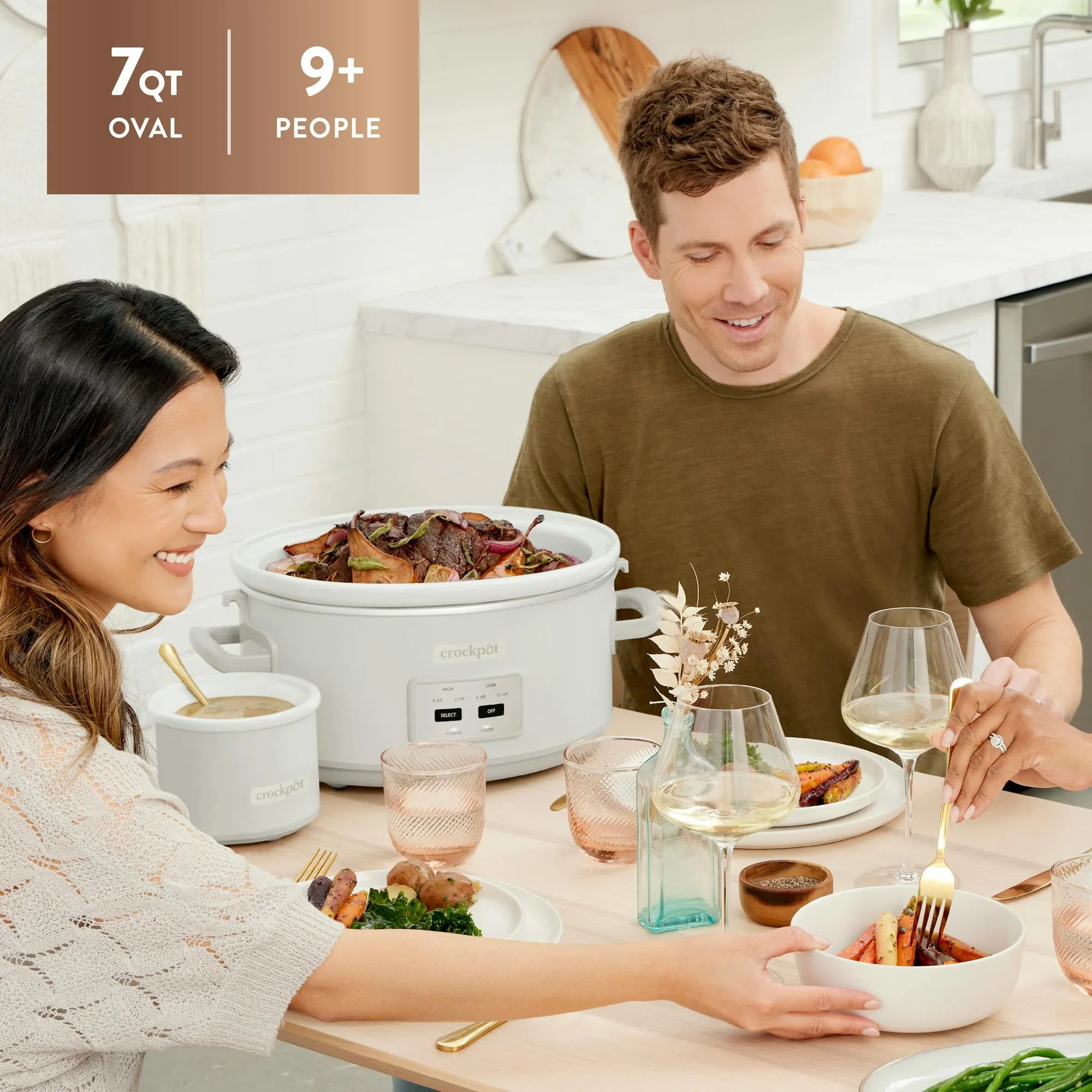 7-Quart Slow Cooker - Ivory - Image 6