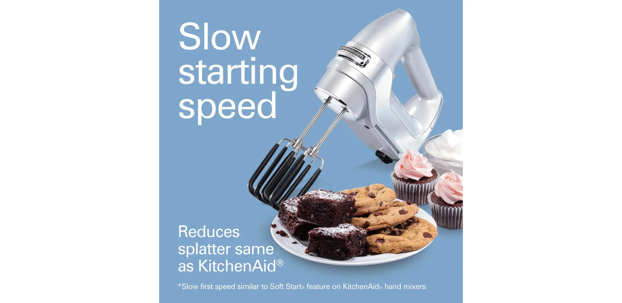 7-Speed Hand Mixer - Silver - Image 3