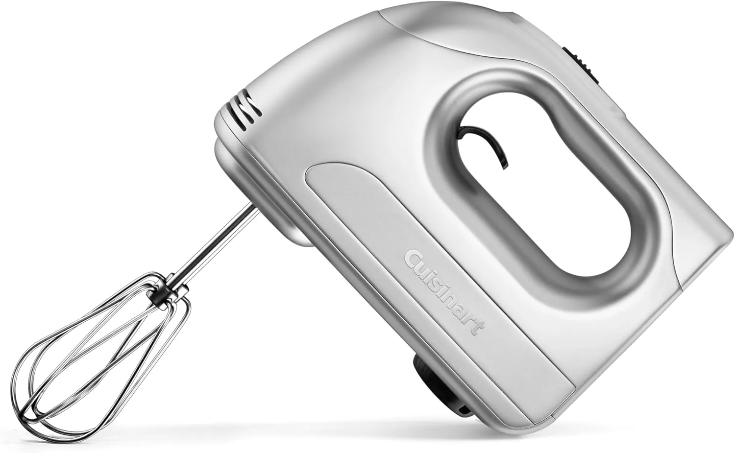 7-Speed Hand Mixer with Storage Case - Silver - Image 4