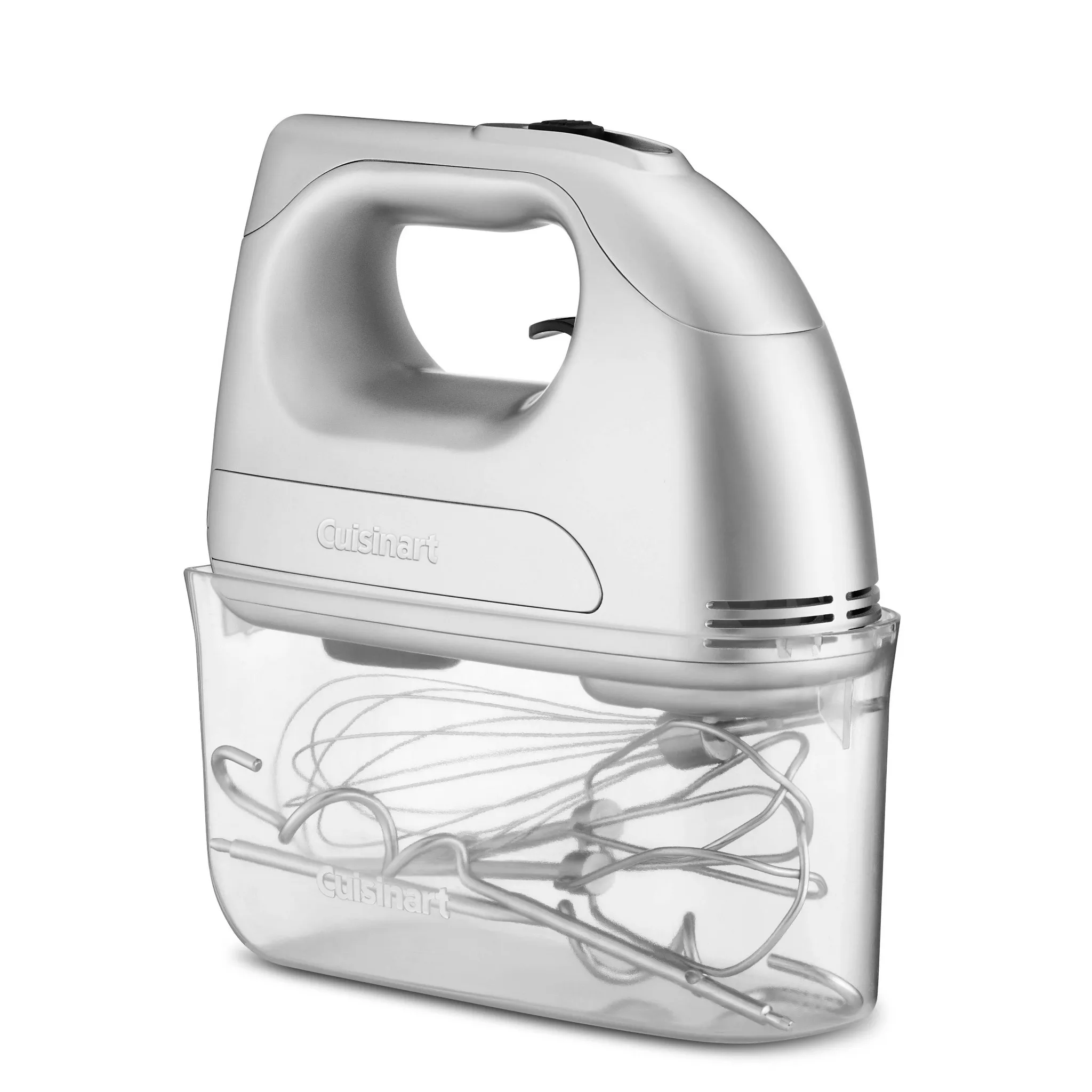 7-Speed Hand Mixer with Storage Case - Silver - Image 2