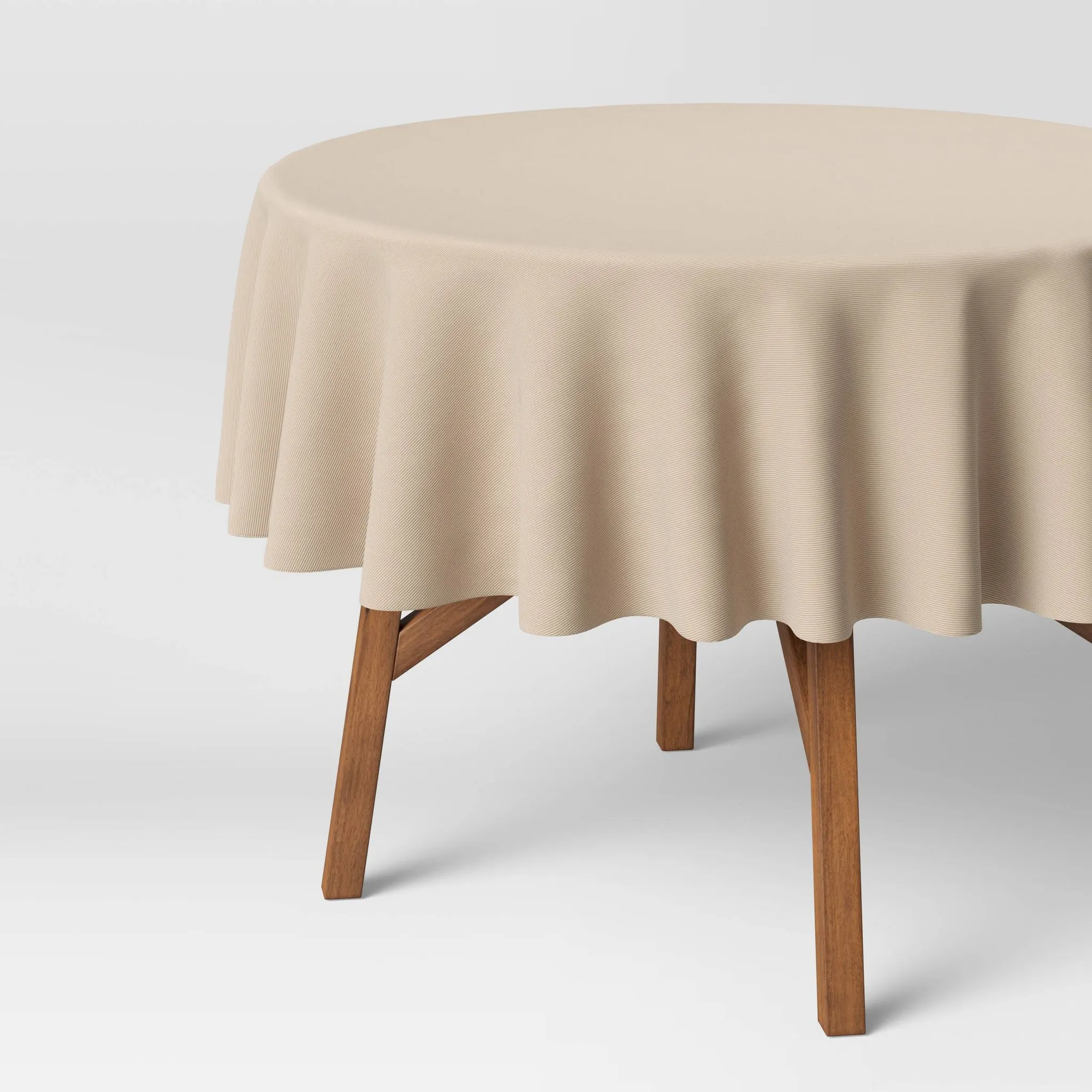 70" Solid Tablecloth Natural