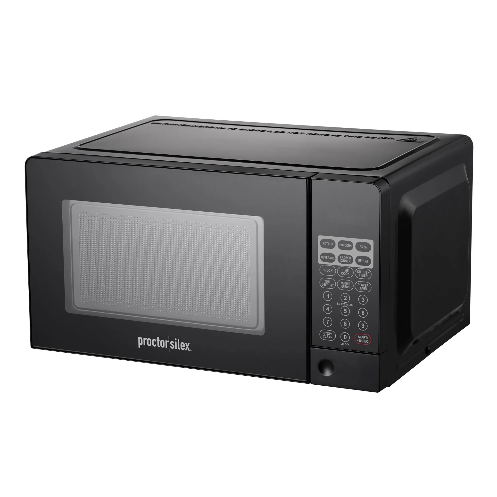 700W  Countertop Microwave Oven - Black - Image 2