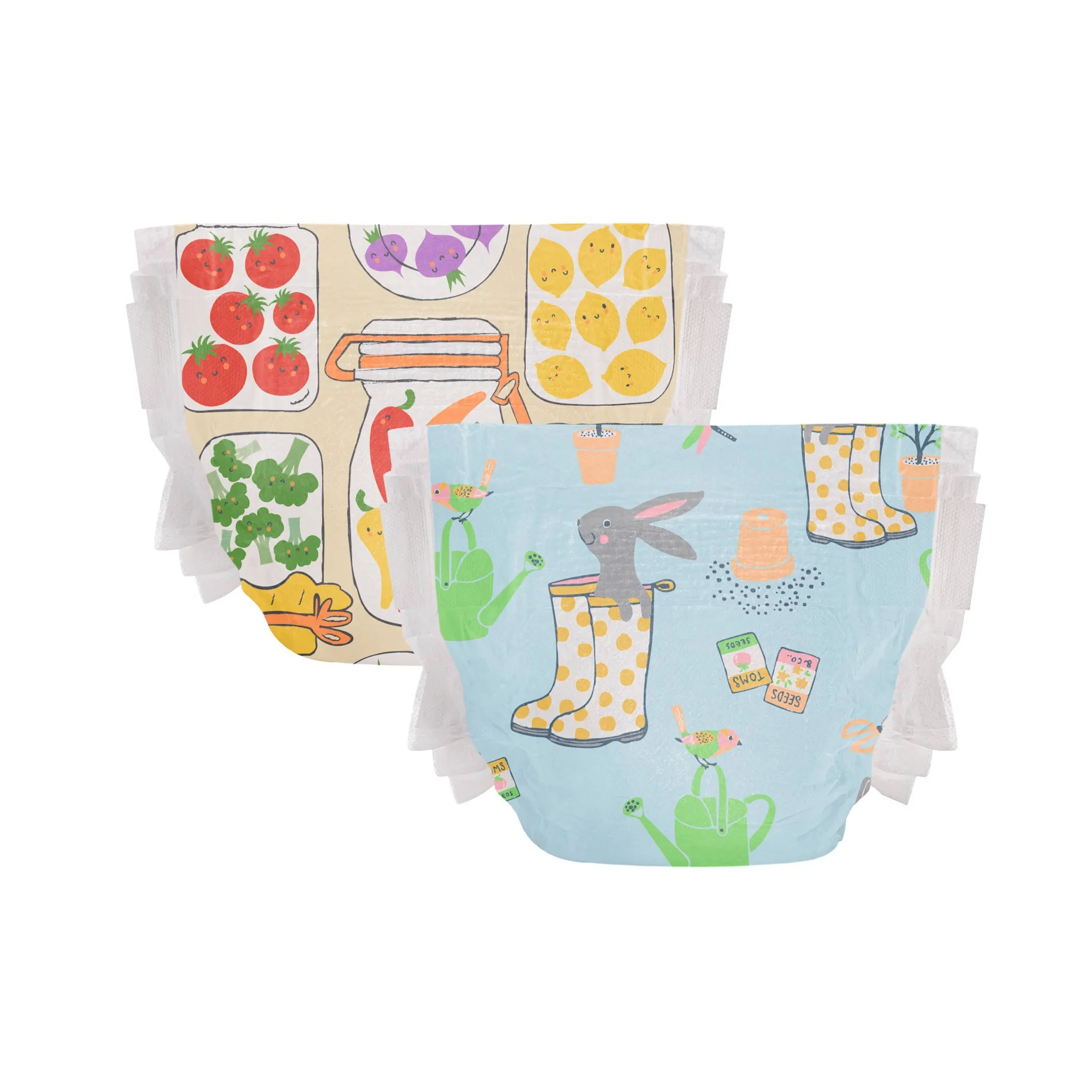 72ct Clean Conscious Disposable Diapers - Size 2 - Image 3