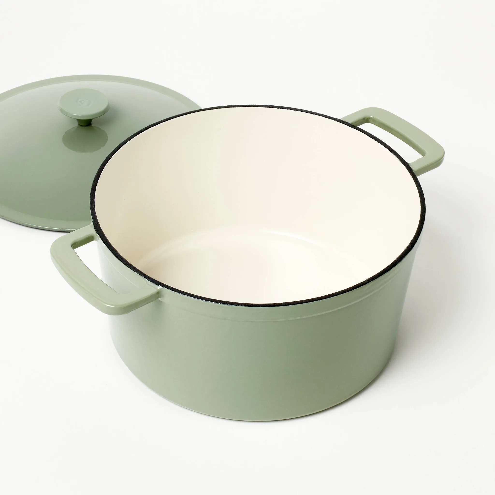 7.5qt Enamel Dutch Oven Sage Green - ™ - Image 3