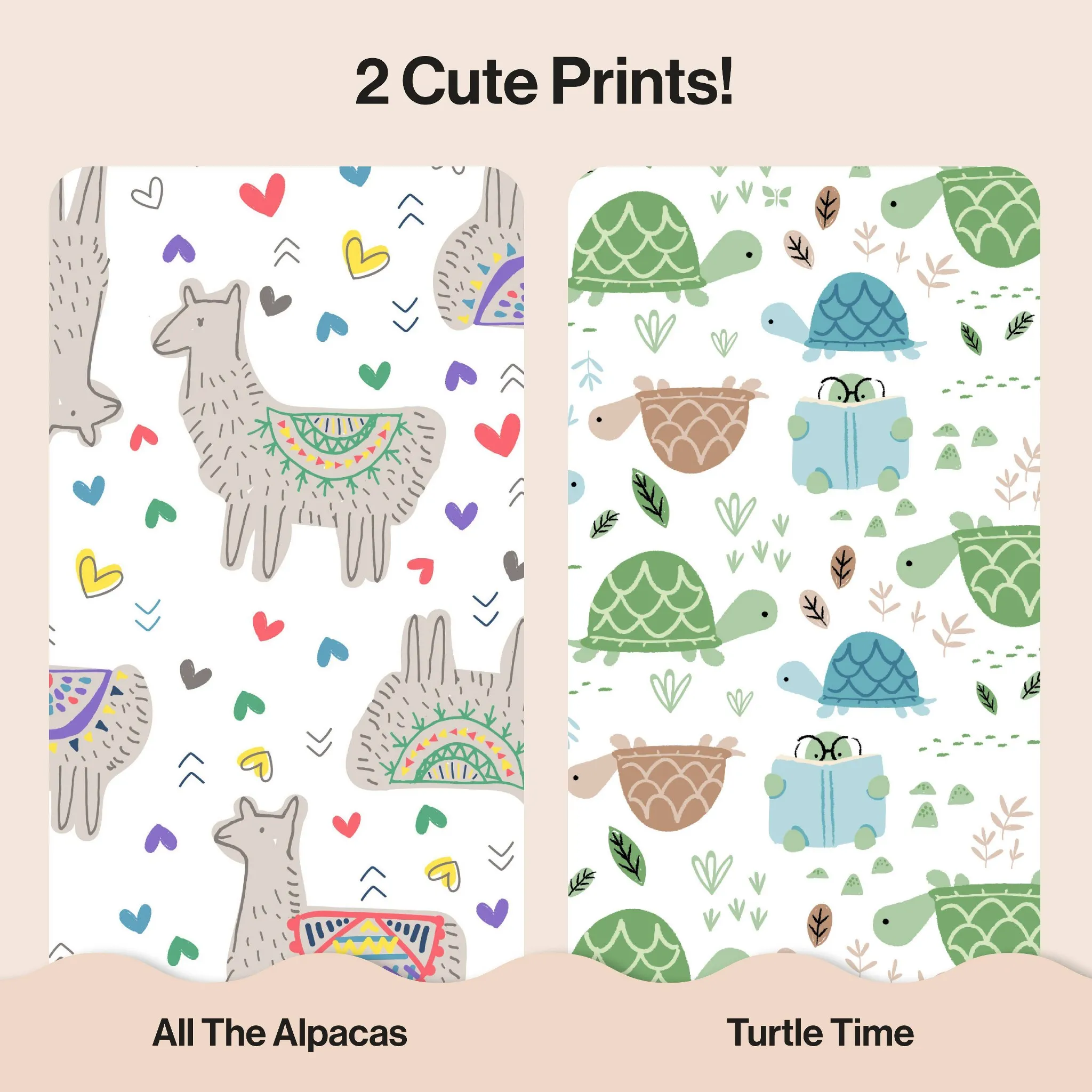78 Ct Conscious Disposable Diapers Size 1 - All the Alpacas + Turtle Time - Image 4