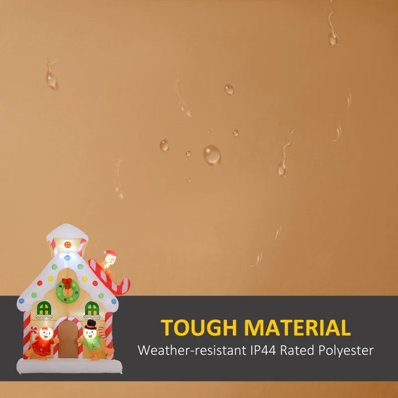 7FT Giant Inflatable Gingerbread House - Image 8