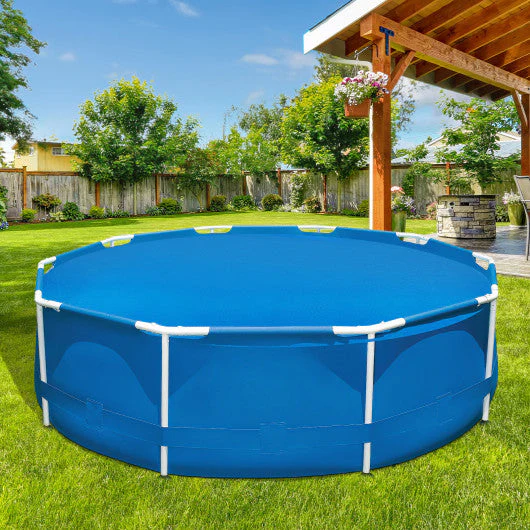 8 Feet Round Solar Pool Cover 12 Mil for In-Ground Above-Ground Swimming Pools