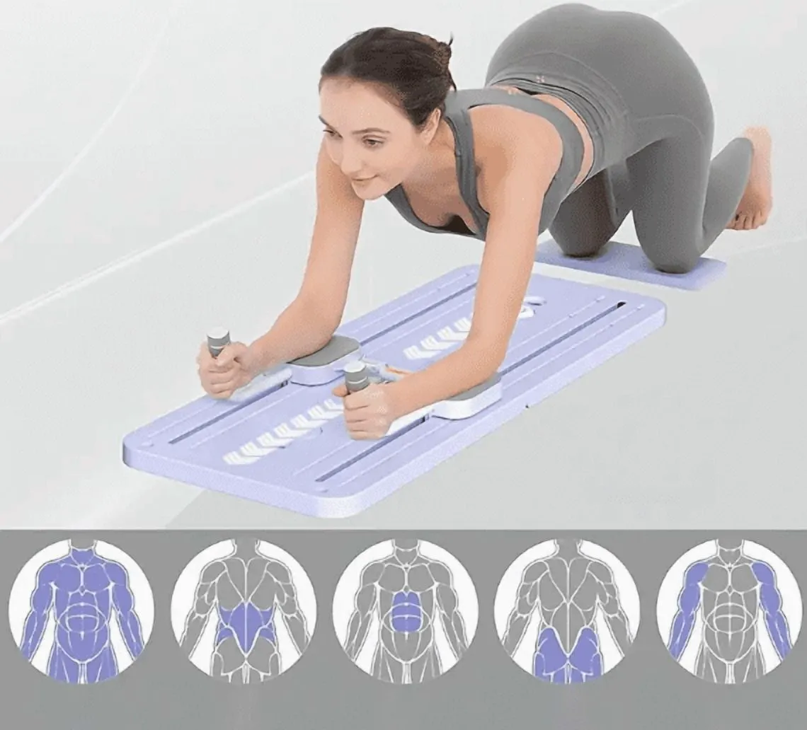 8-in-1 Abs Exercise Board - Purple - Image 3