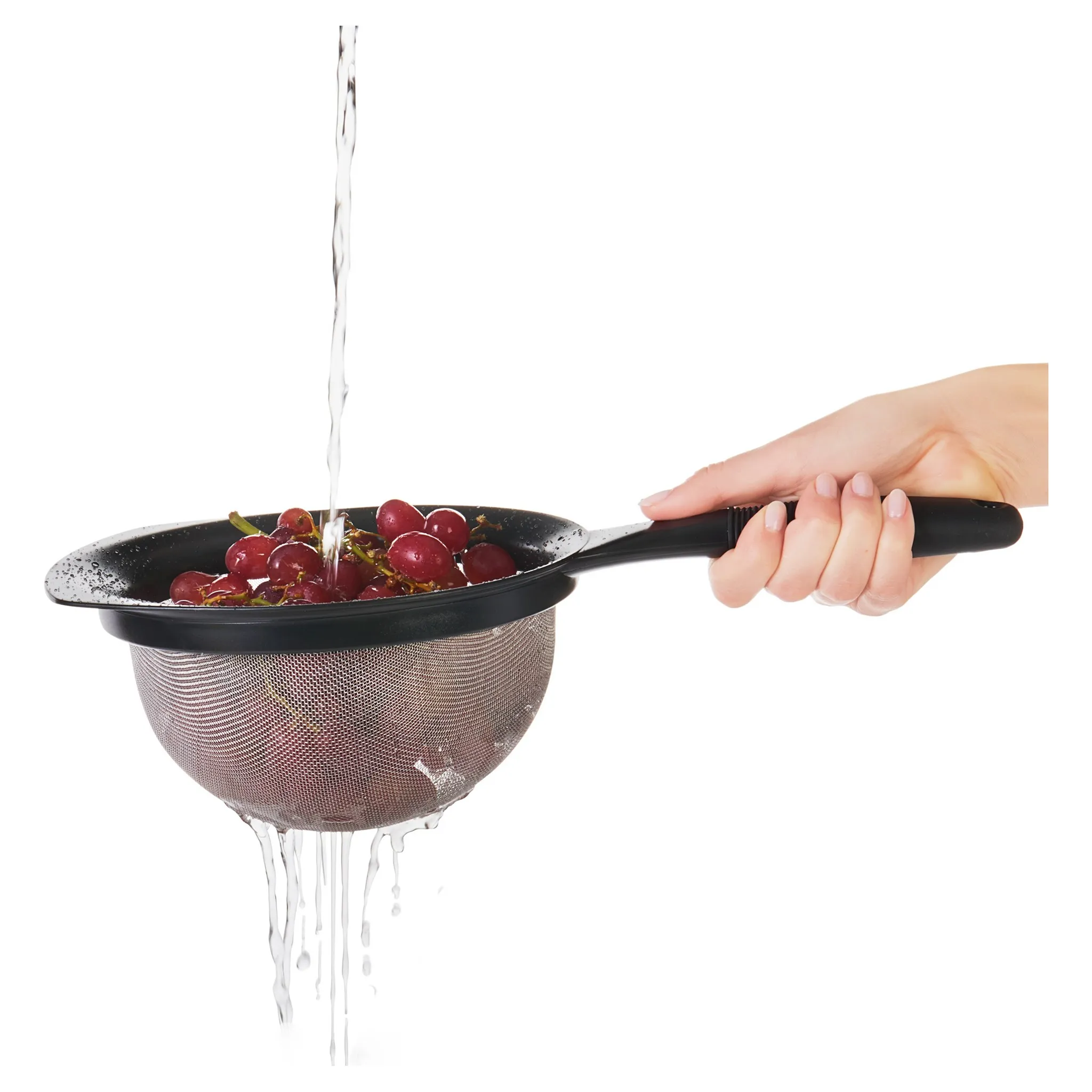 8" Kitchen Strainer - Silver - Image 3
