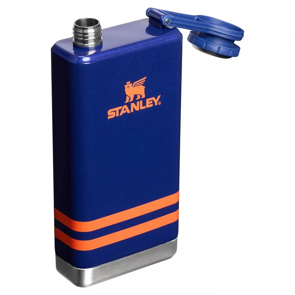 8 oz Pre-Party Flask Regal Blue Shimmer - Image 2