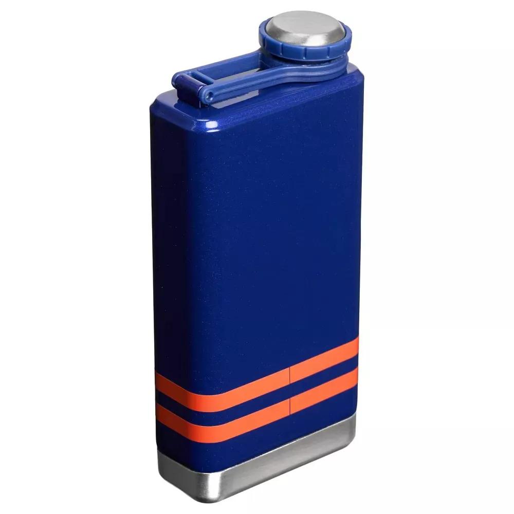 8 oz Pre-Party Flask Regal Blue Shimmer - Image 3