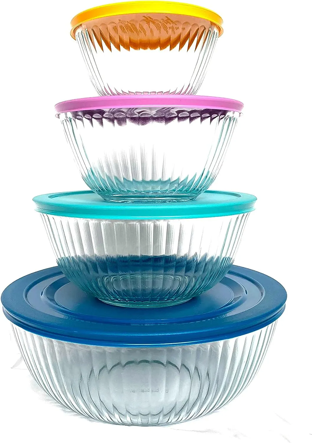 8-Piece Glass Mixing Bowl Set - Image 2