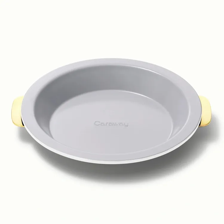 9” Non-Stick Ceramic Pie Pan - White
