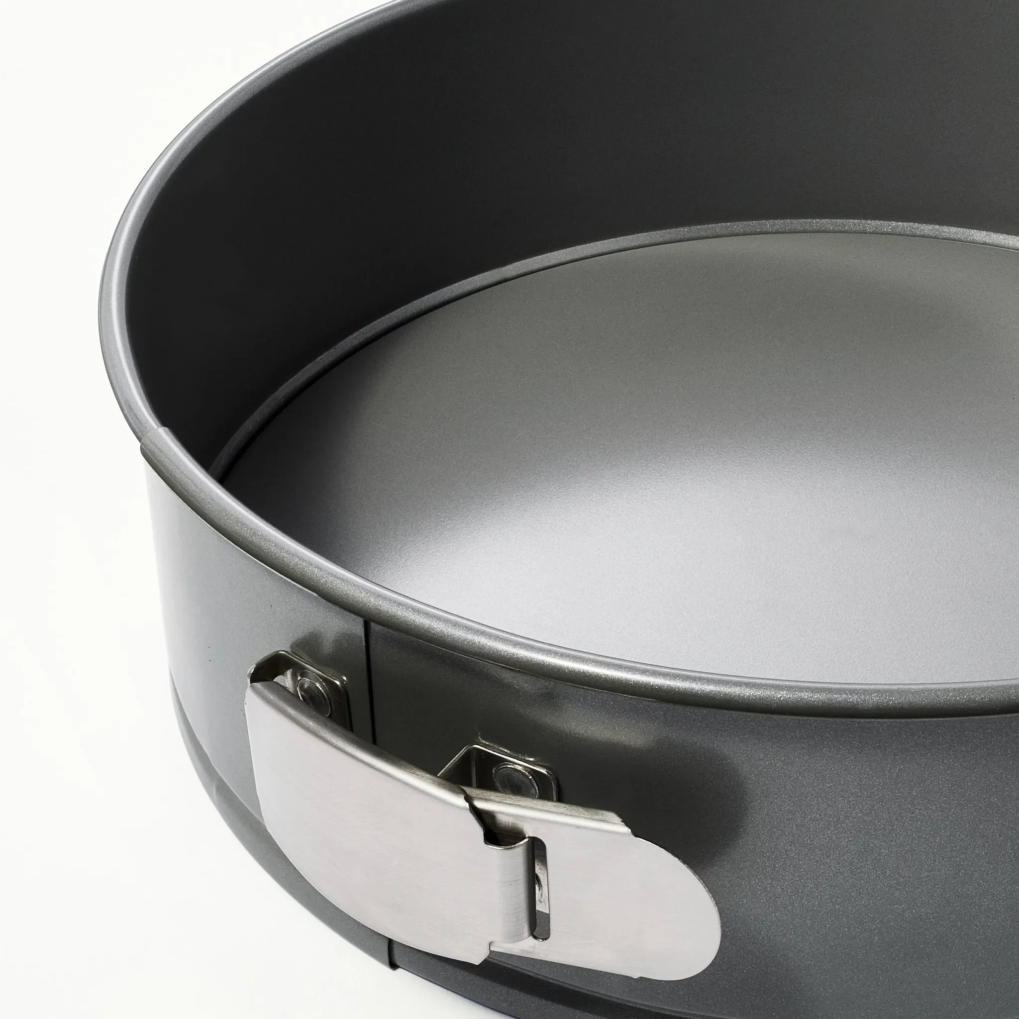 9" Nonstick Carbon Steel Spring Form Pan Gray - Image 4
