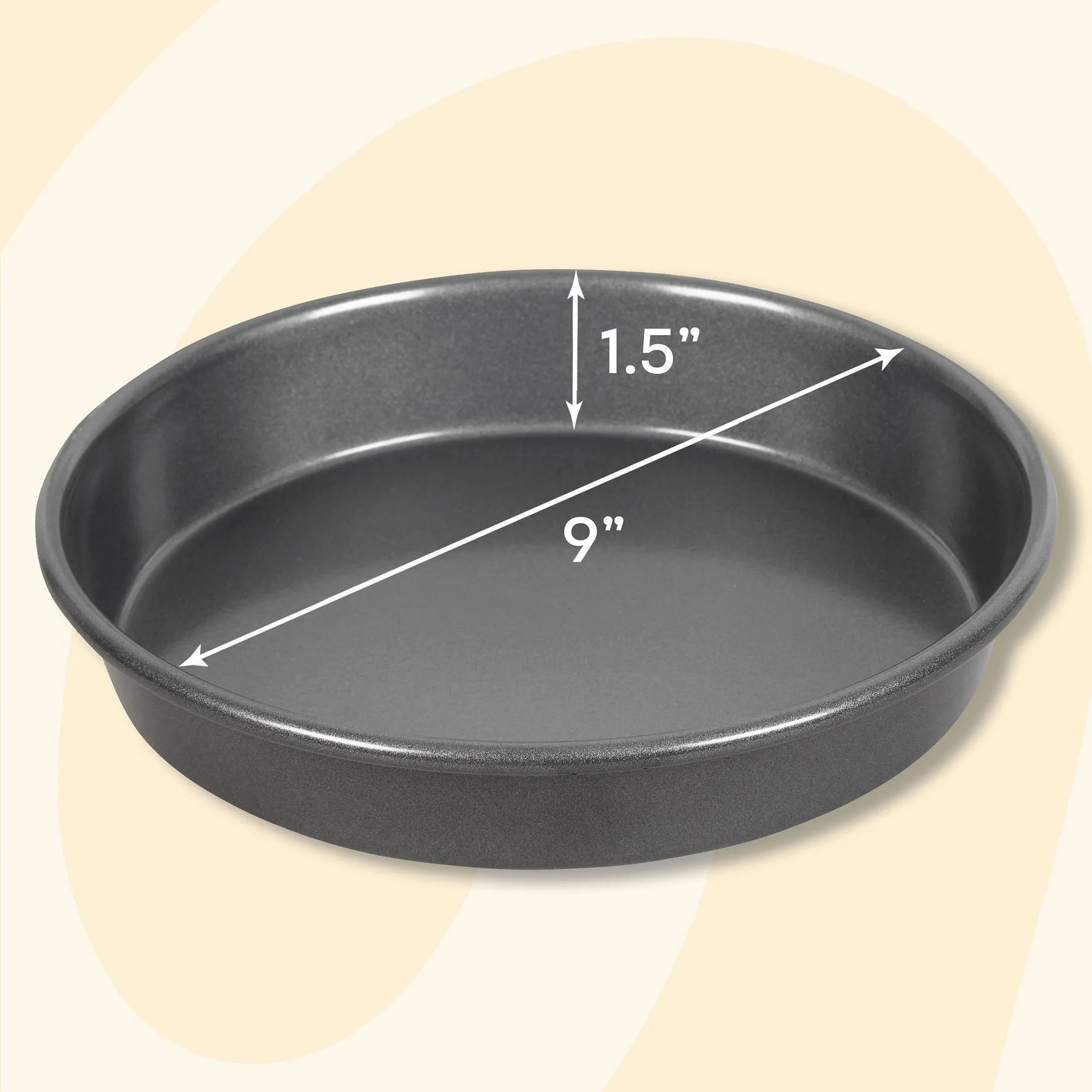 9" Nonstick Ultra Bake Professional Round Cake Pan - Image 3
