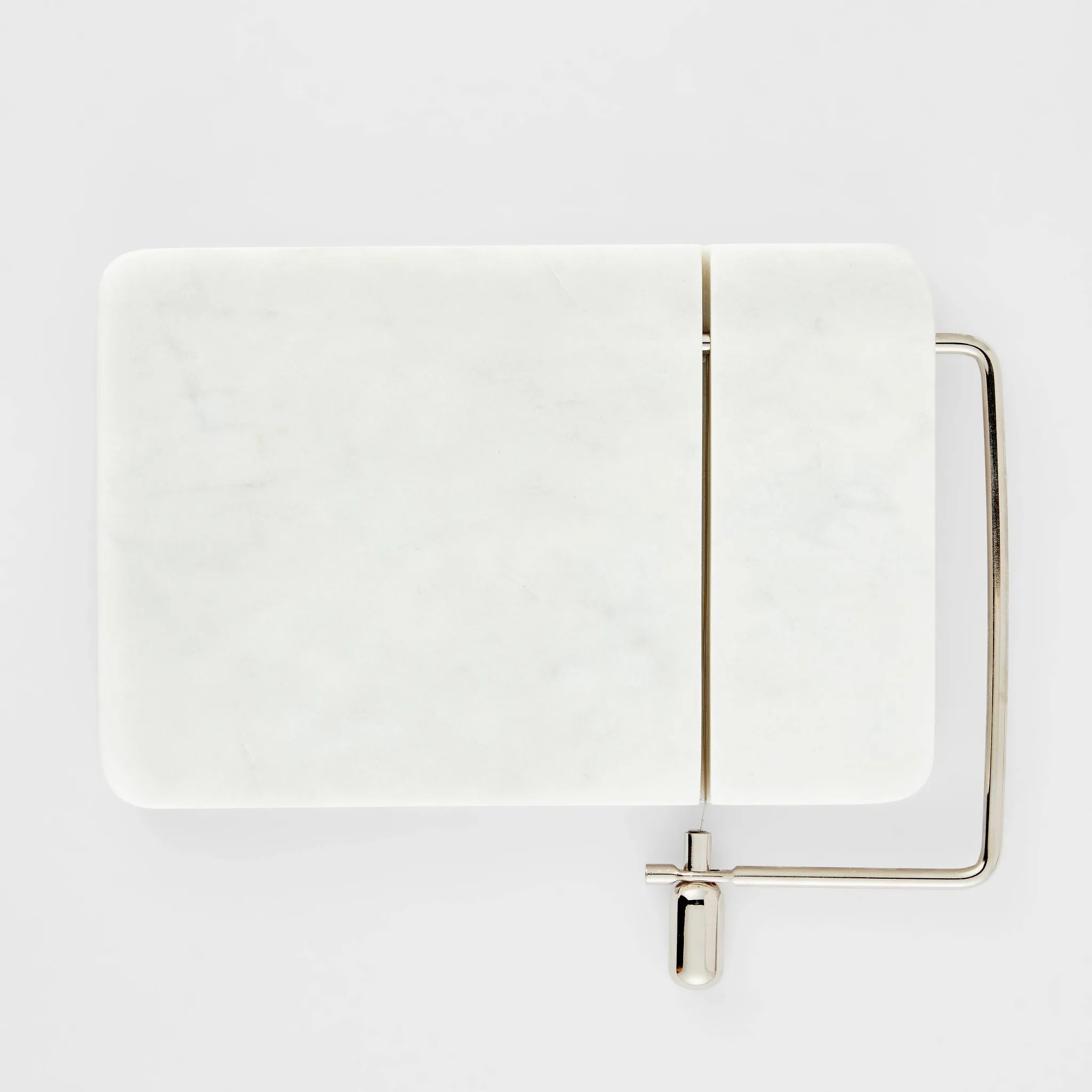 9" x 6" Marble Cheese Slicer Cutting Board White - Threshold™ - Image 3