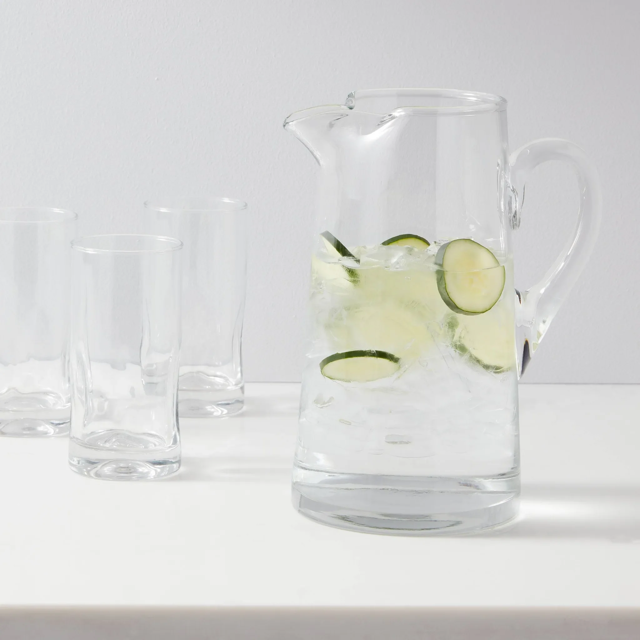 90 fl oz Glass Tall Pitcher with Handle - Image 2