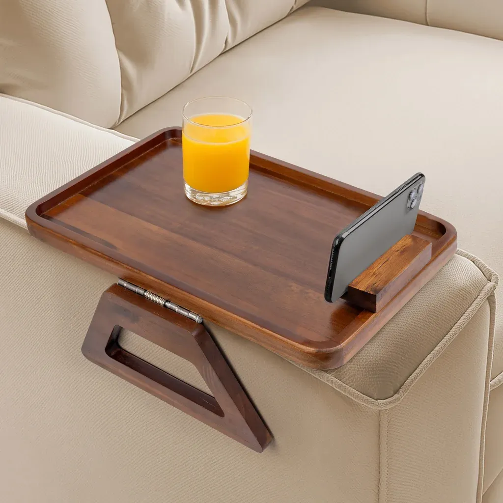 Acacia Armrest Tray - Image 3