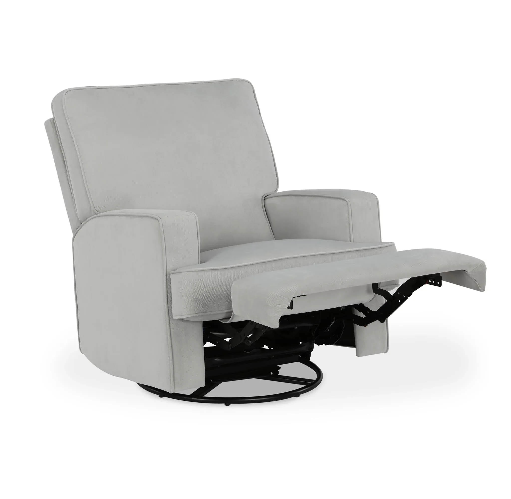 Addison Swivel Gliding Recliner - Light Gray - Image 2