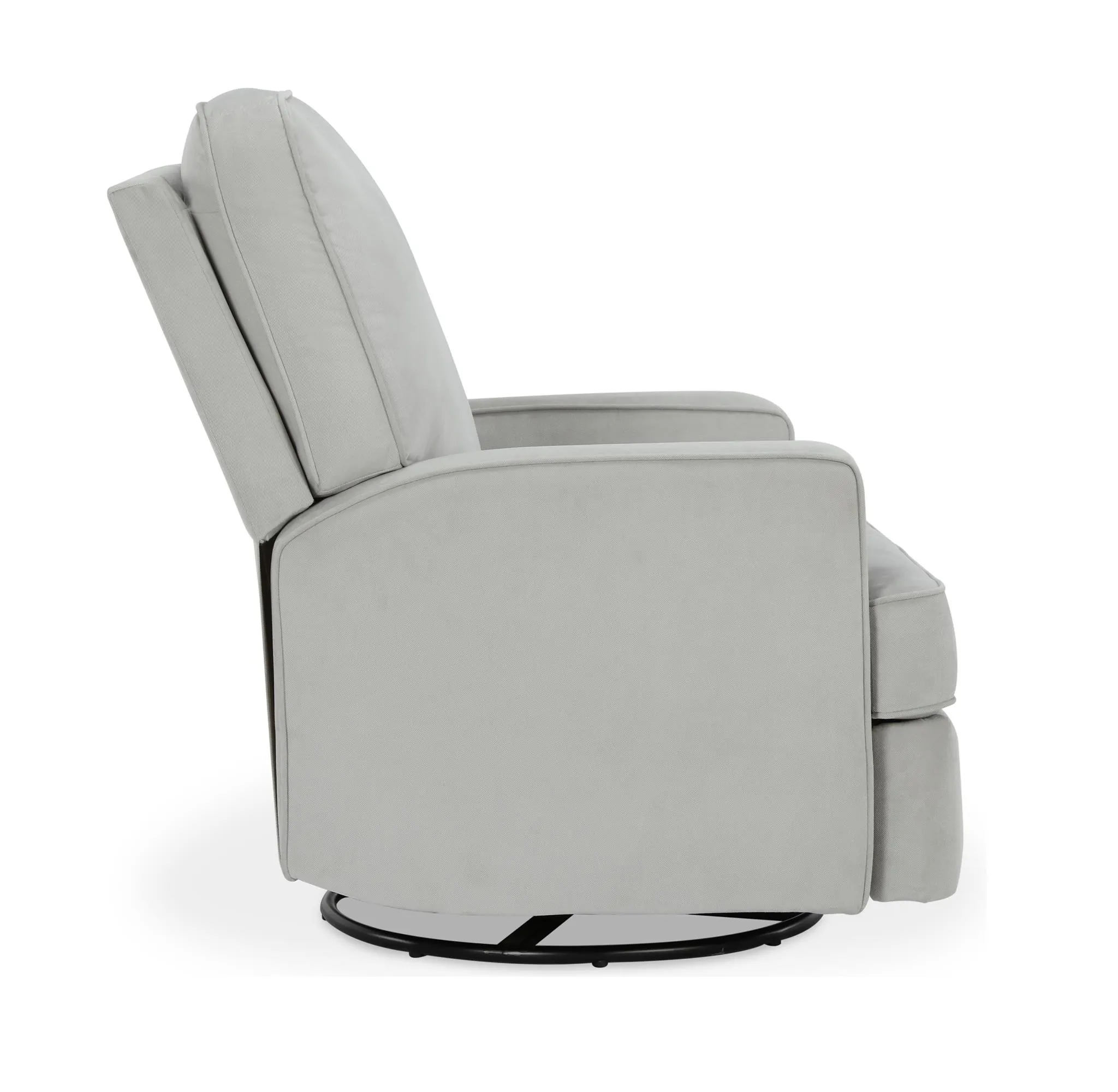 Addison Swivel Gliding Recliner - Light Gray - Image 4