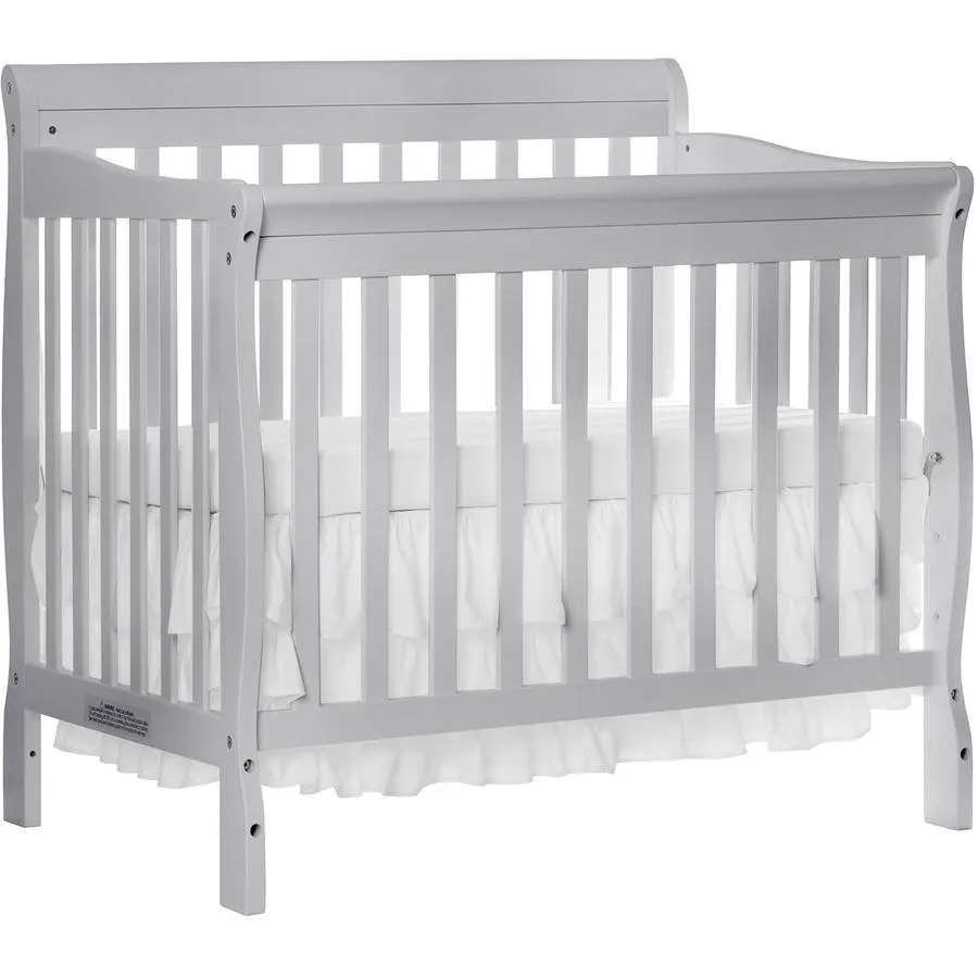 Aden 4-in-1 Convertible Mini Crib - Mystic Gray - Image 2