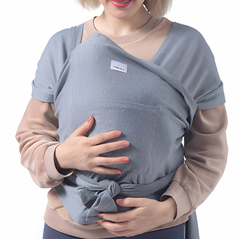 Adjustable Baby Wrap Carrier - Black - Image 5