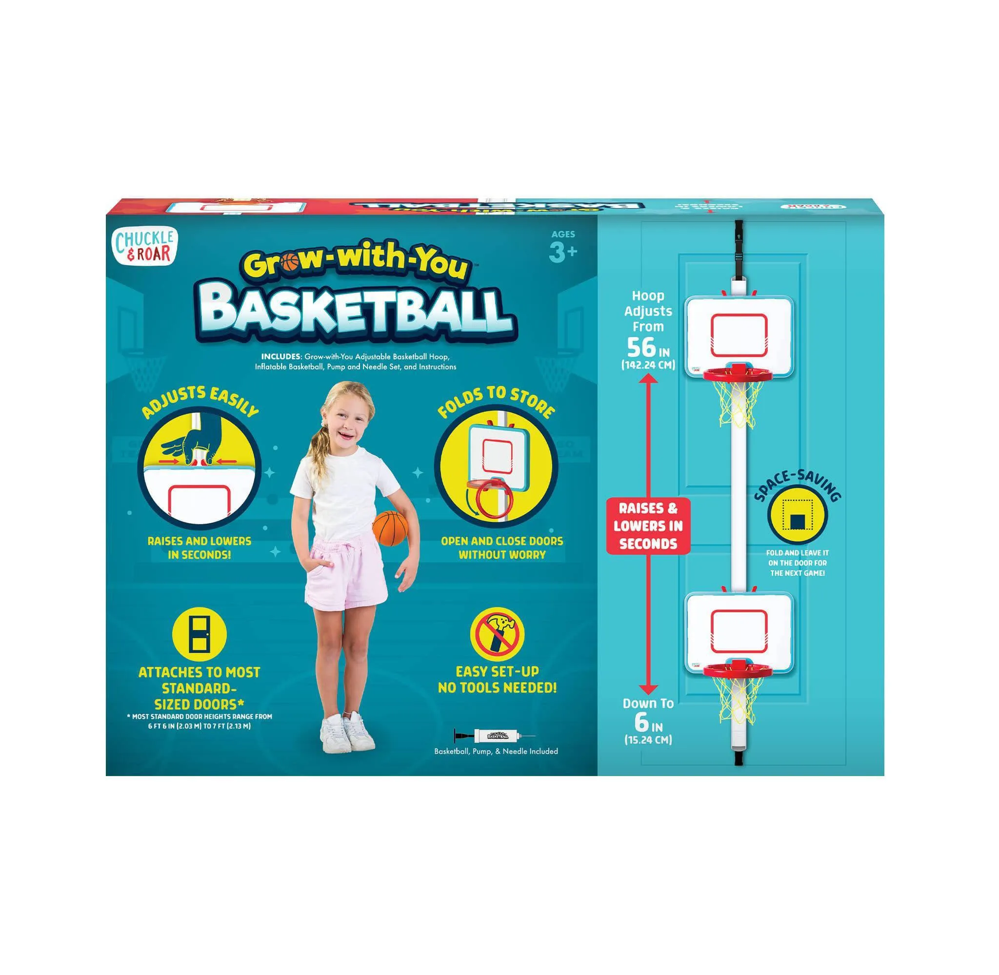 Adjustable Kids Basketball Hoop Set - Image 3