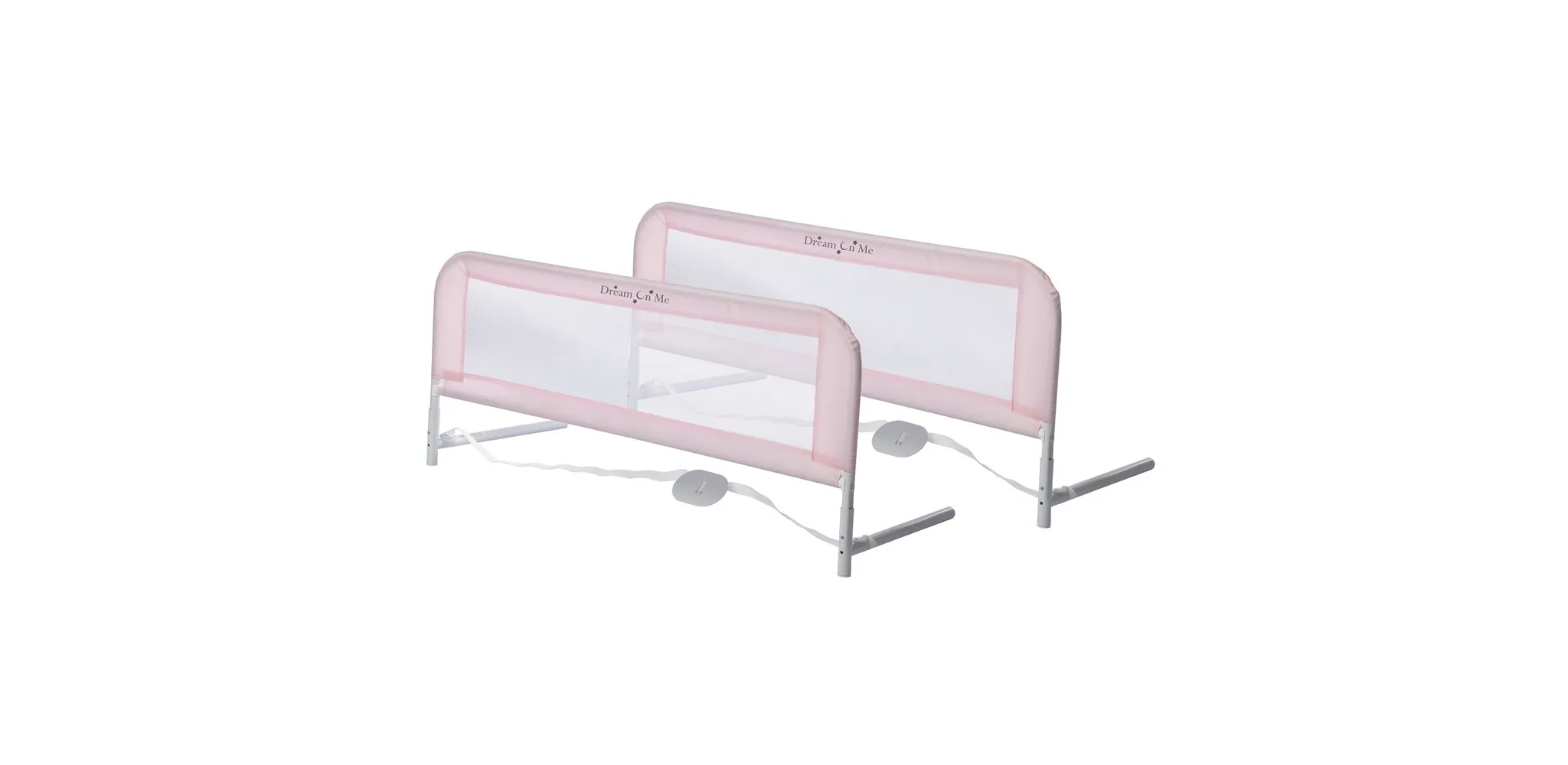 Adjustable Mesh Bedrail Double Pack - Pink