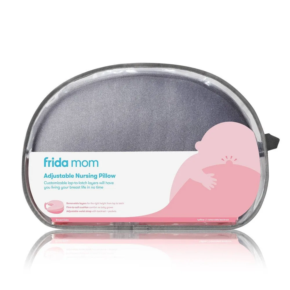Adjustable Nursing Pillow - Grey