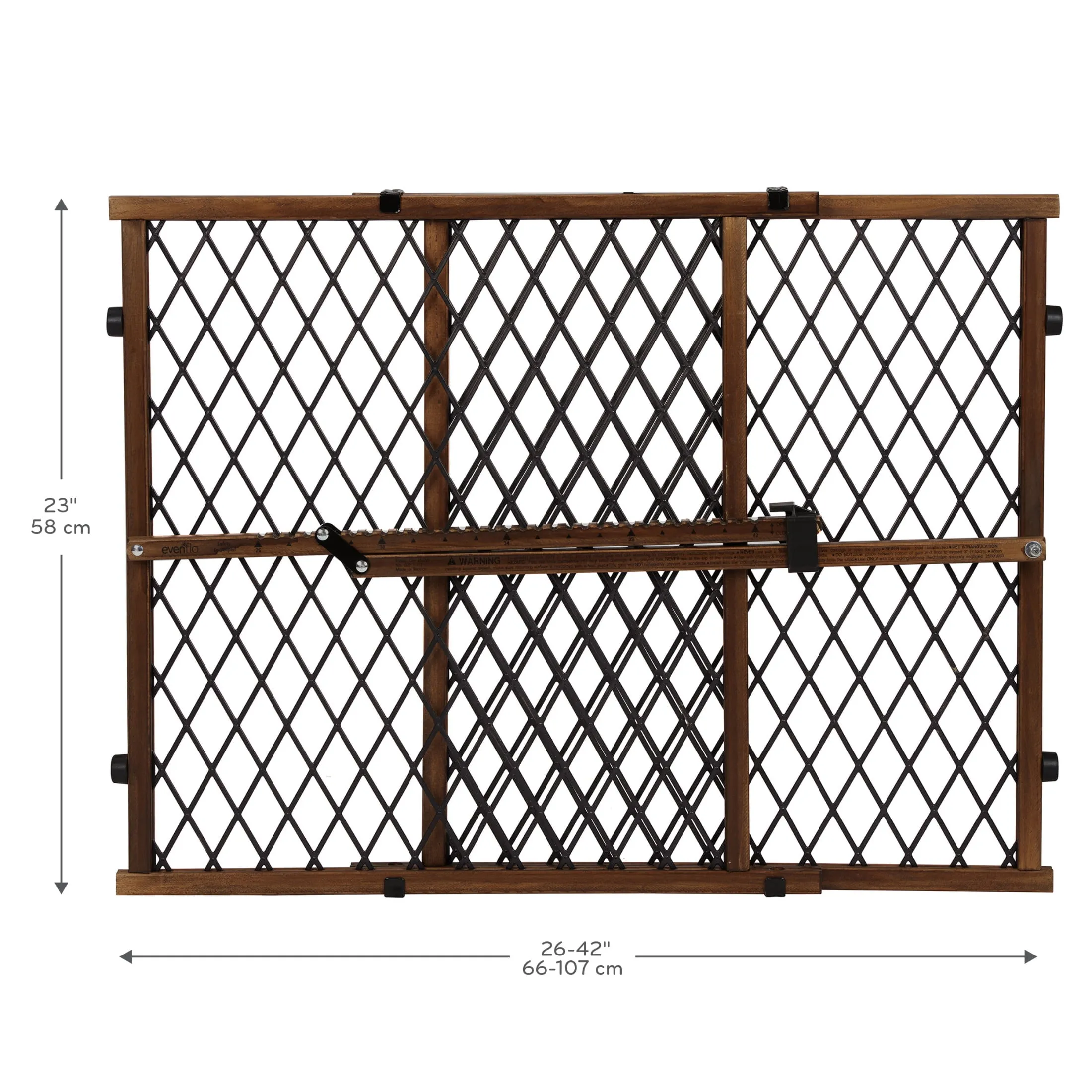 Adjustable Wood Baby Gate - Fits Openings 26-42 in - Image 5
