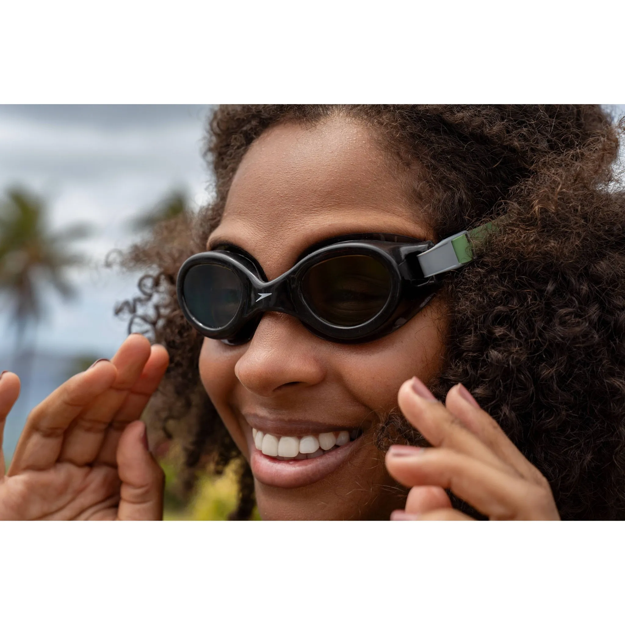 Adult Boomerang Swim Goggles - Black - Image 4