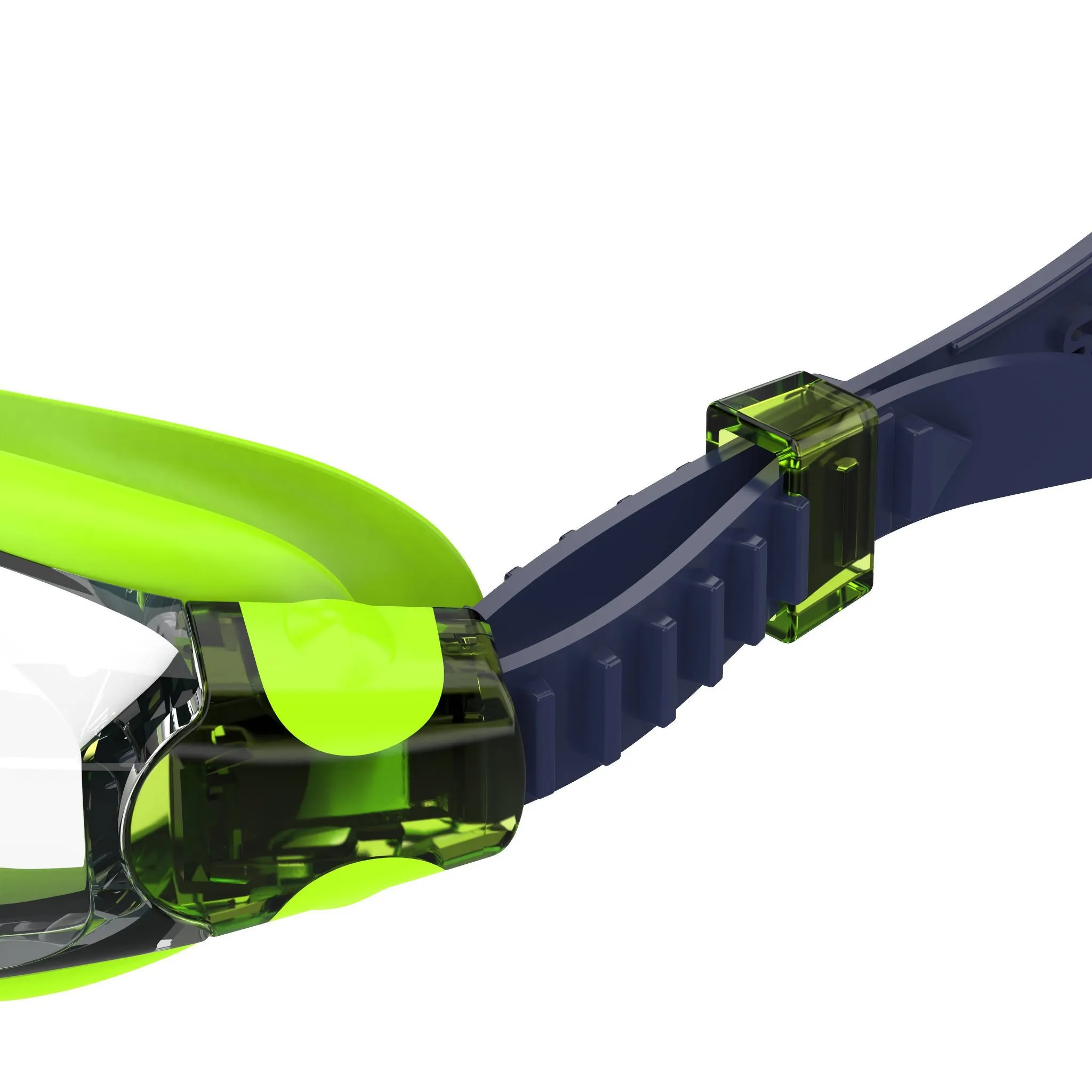 Adult Hydrofusion Pro Swim Goggles - Lime/Black - Image 3
