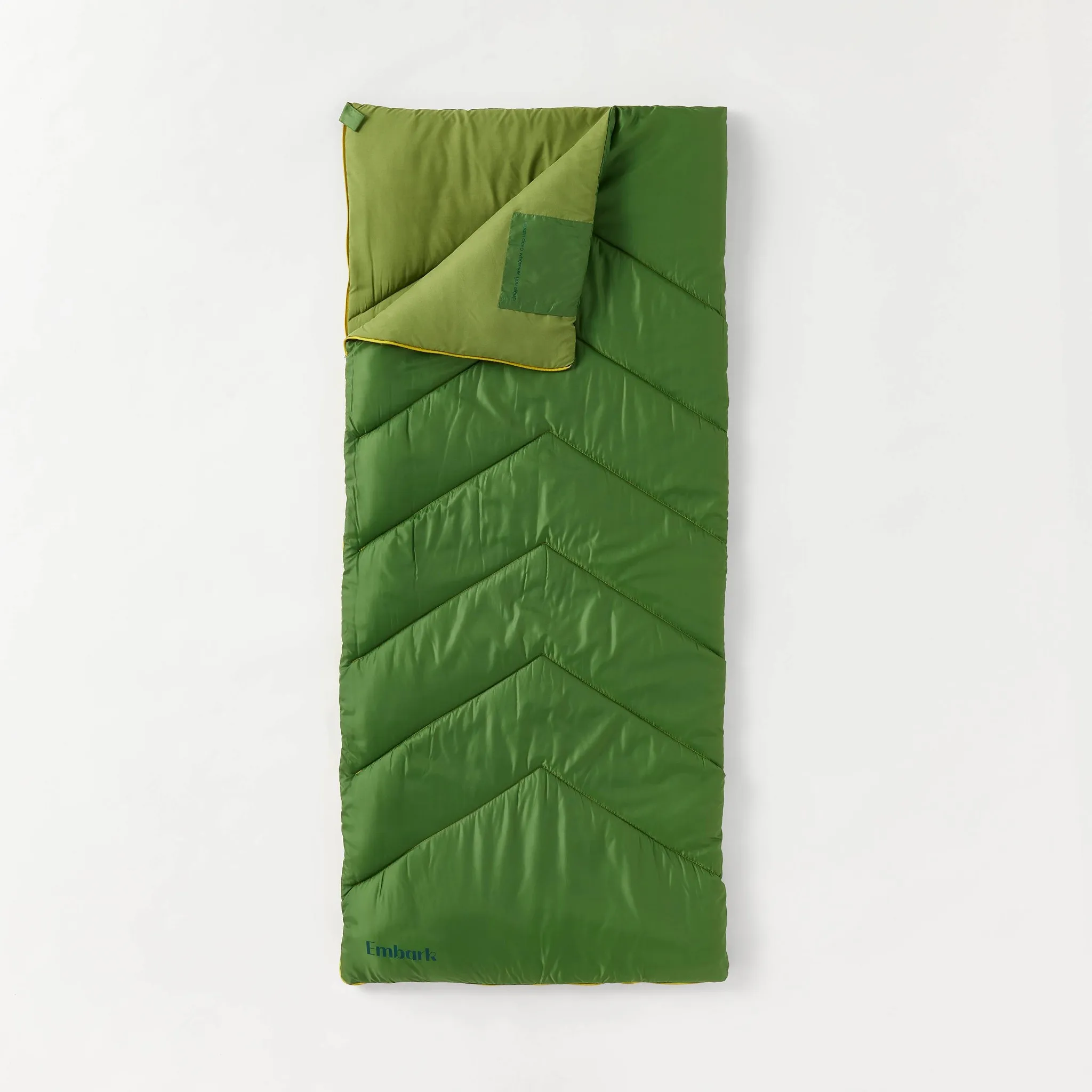 Adult Sleeping Bag - Two-Tone Green