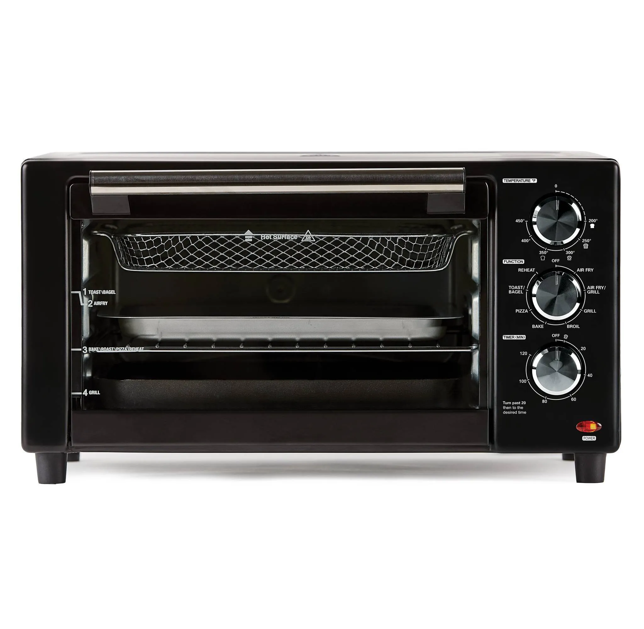 Air Fry Oven & Grill with Convection - Black