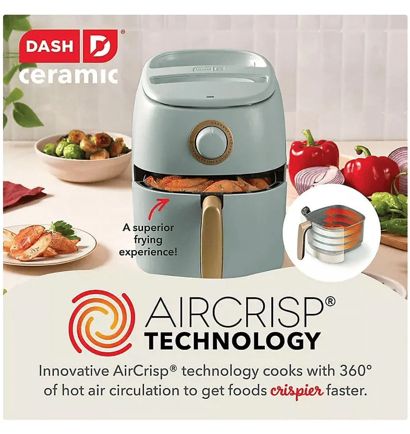 Air Fryer - Green - Image 2
