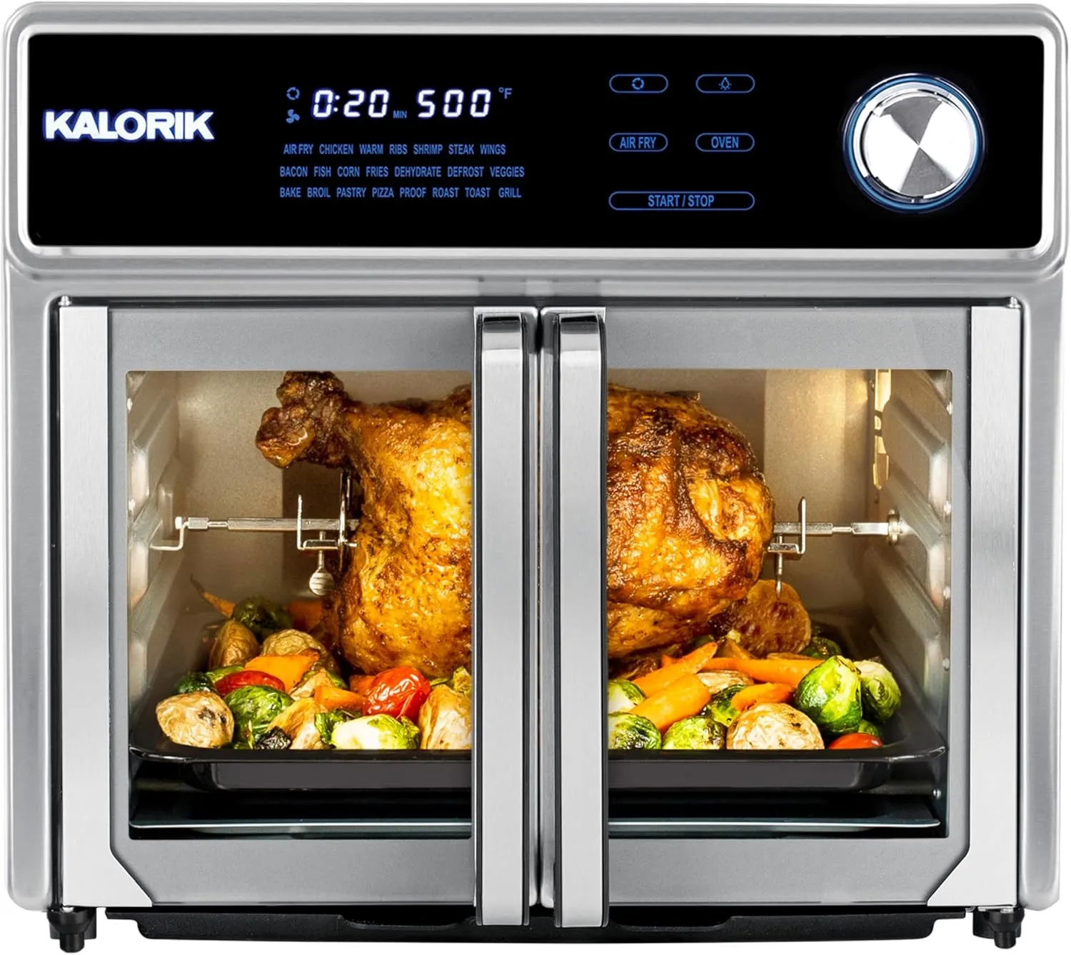 Air Fryer Oven Grill MAXX Series 26-Quart with Smokeless Sear Technology  - Stainless Steel - Image 5