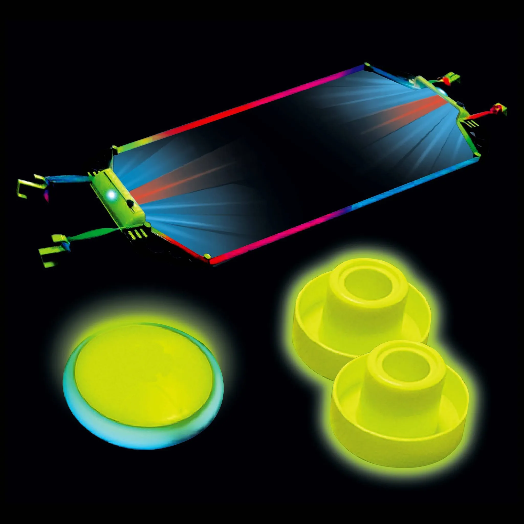 Air Hockey Table - Battery-Powered, LED Light, 2 Players - Image 5
