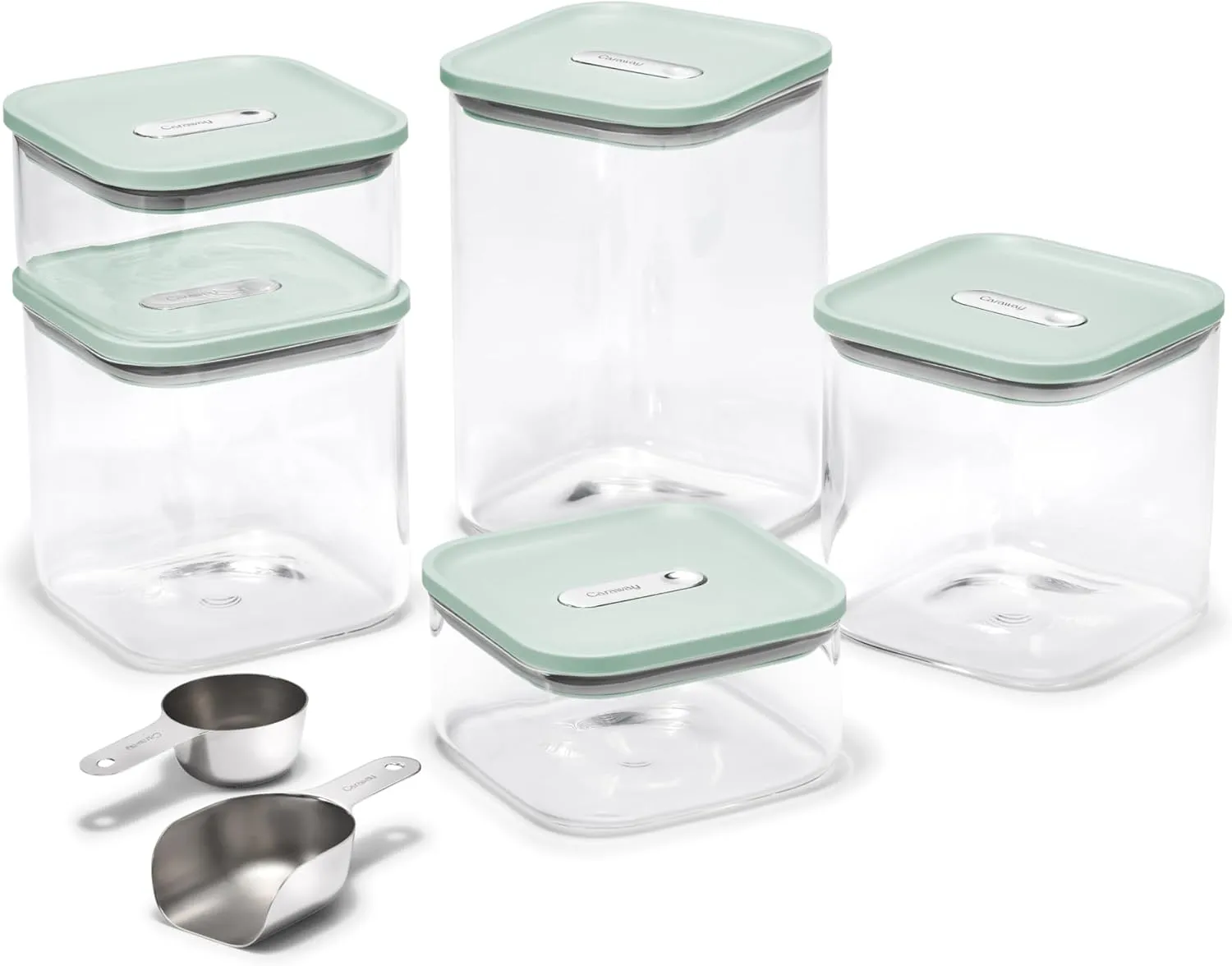Airtight Glass Food Storage Container Set - Mist - Image 3