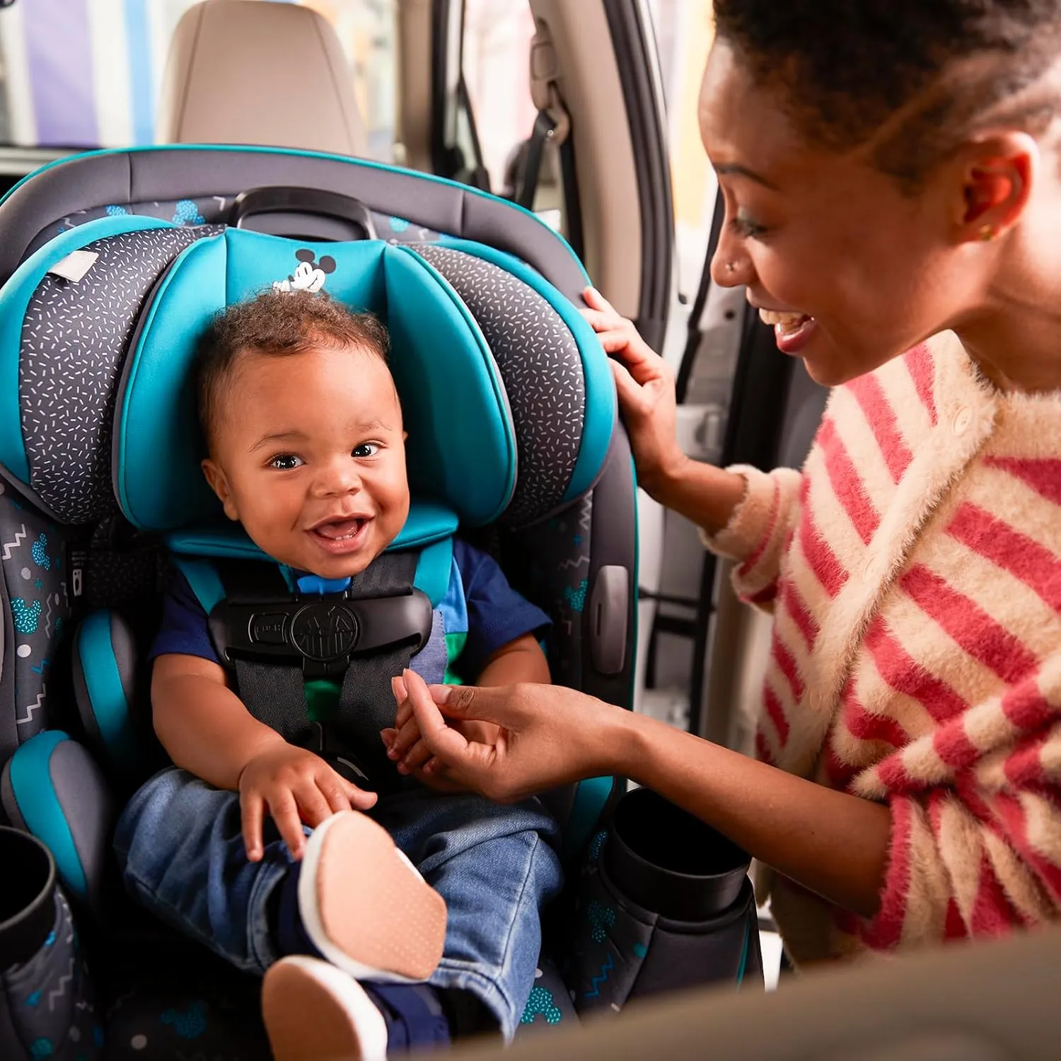 All-in-One Convertible Car Seat - Mickey Sprinkle 2 - Image 2
