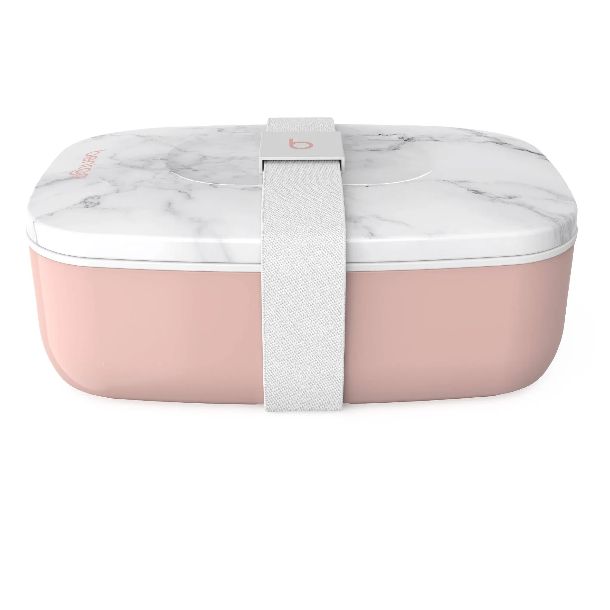 All-in-One Stackable Lunch Box Container - Blush Marble - Image 4