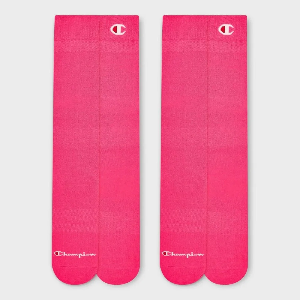 All Sport Performance Over the Calf Socks 2pk - Pink L