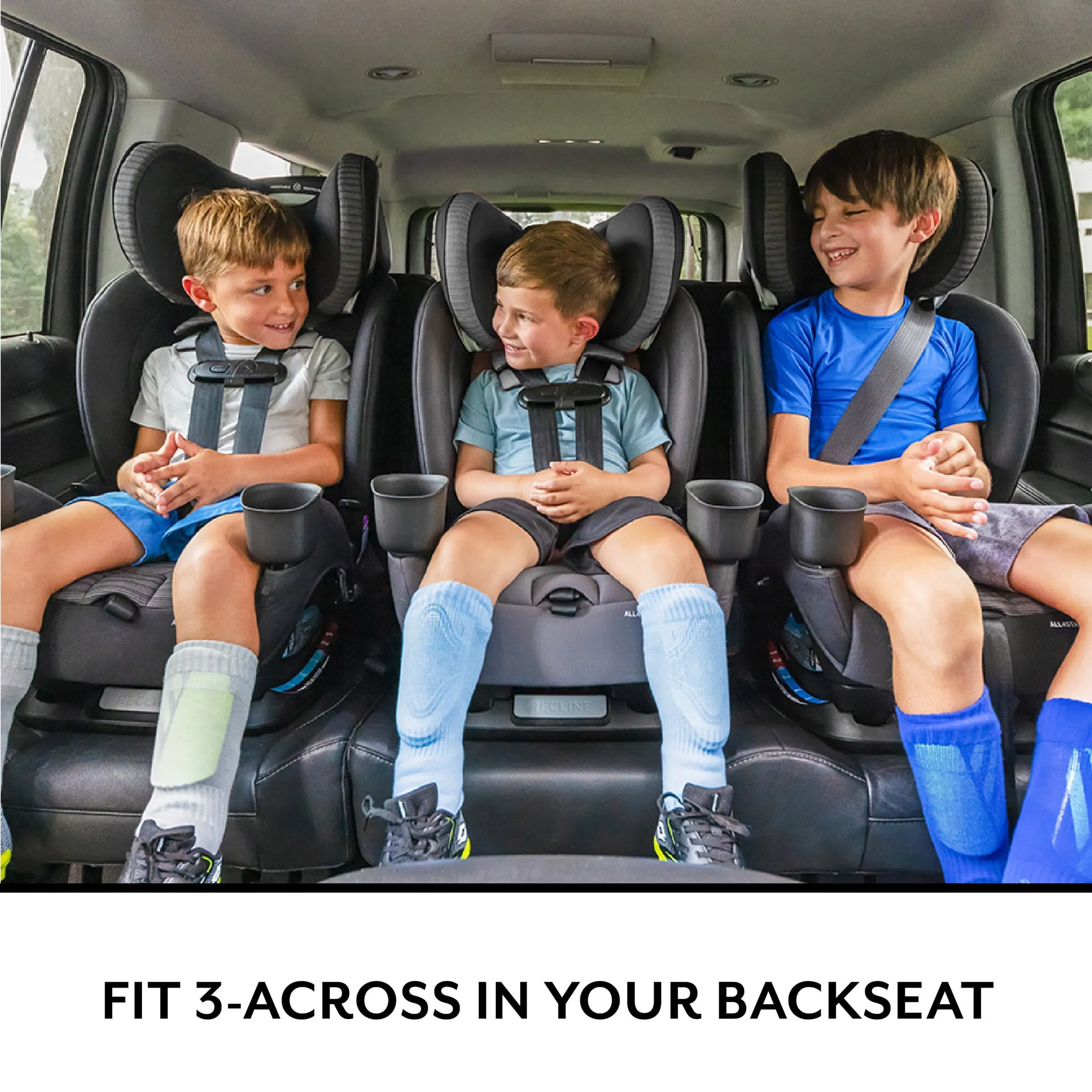 All4Stages Slim 4-in-1 Convertible Car Seat - Tybee Black - Image 5