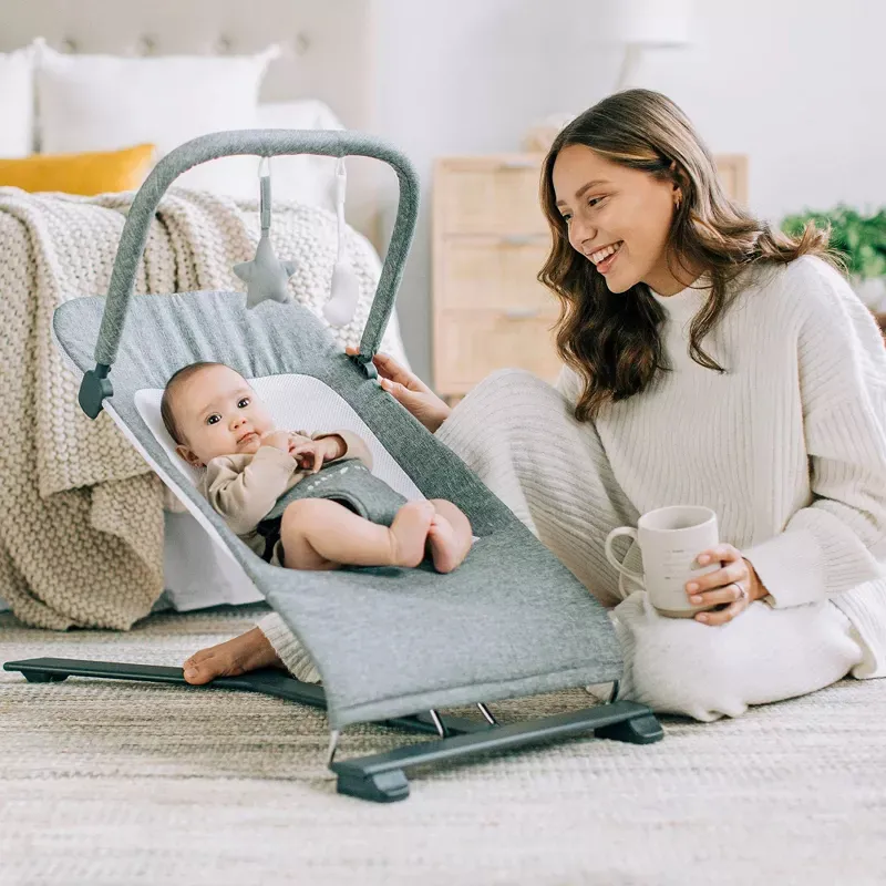 Alpine Deluxe Portable Bouncer - Charcoal - Image 4