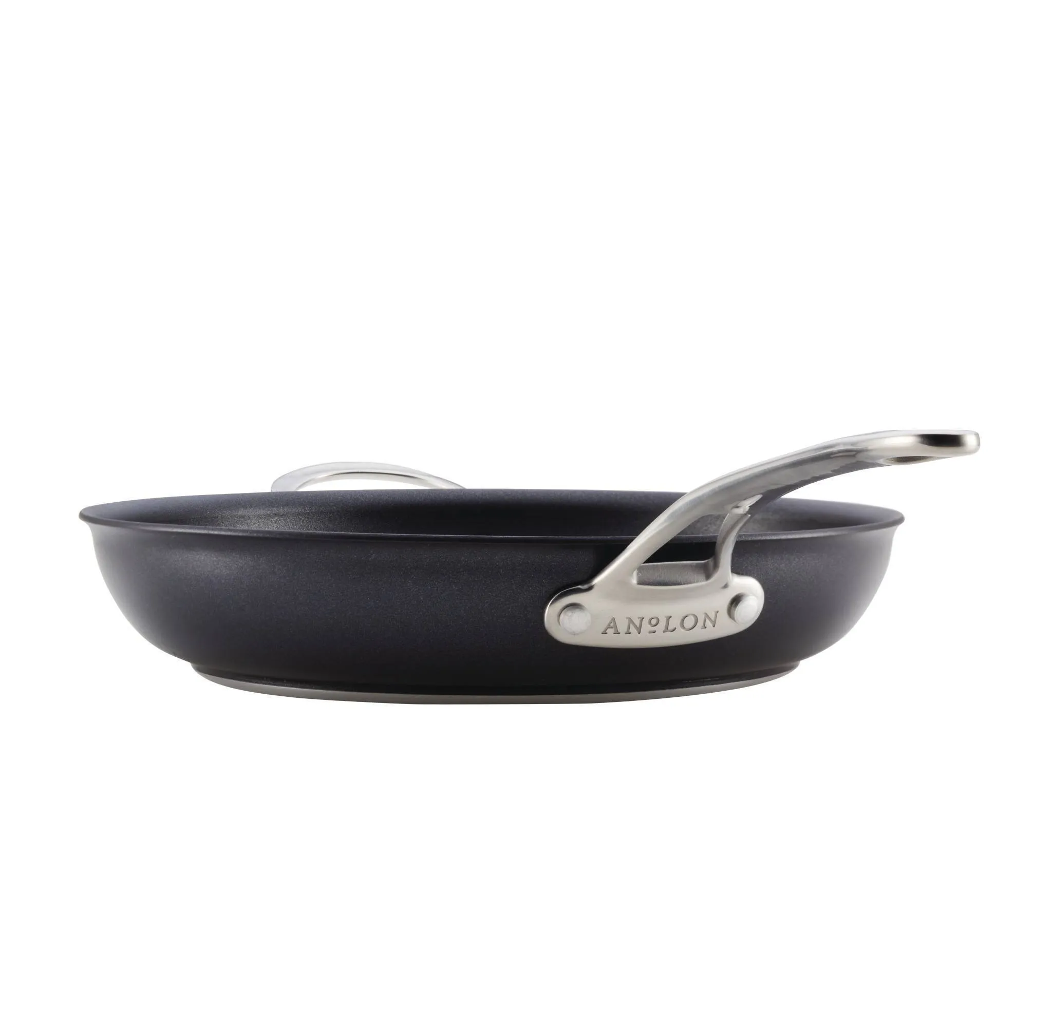 Anolon X Hybrid Nonstick Frying Pan with Helper Handle - 12" - Dark Gray - Image 2