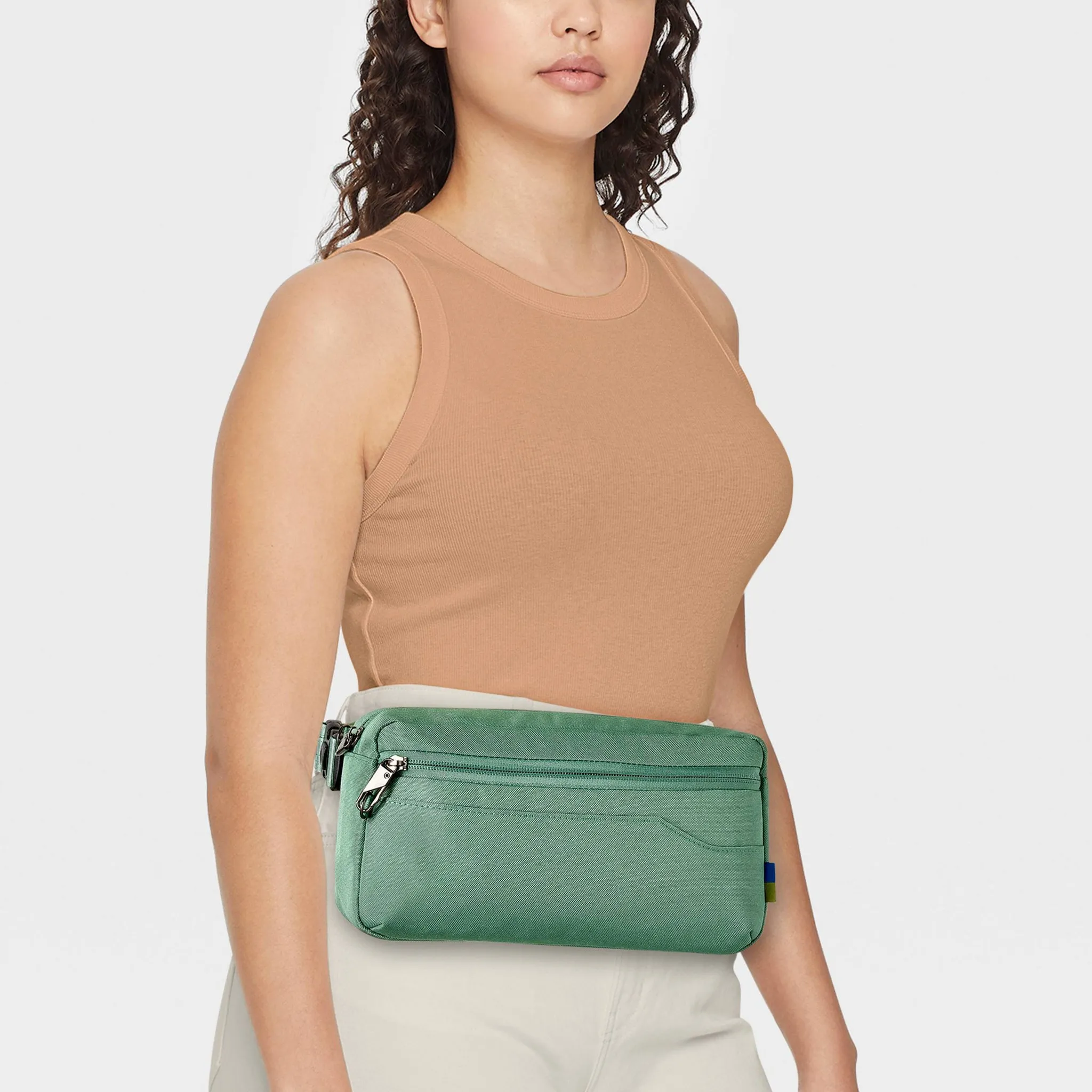Anti-Theft Travel Hip Pack Bag - Dark Ivy - Image 2