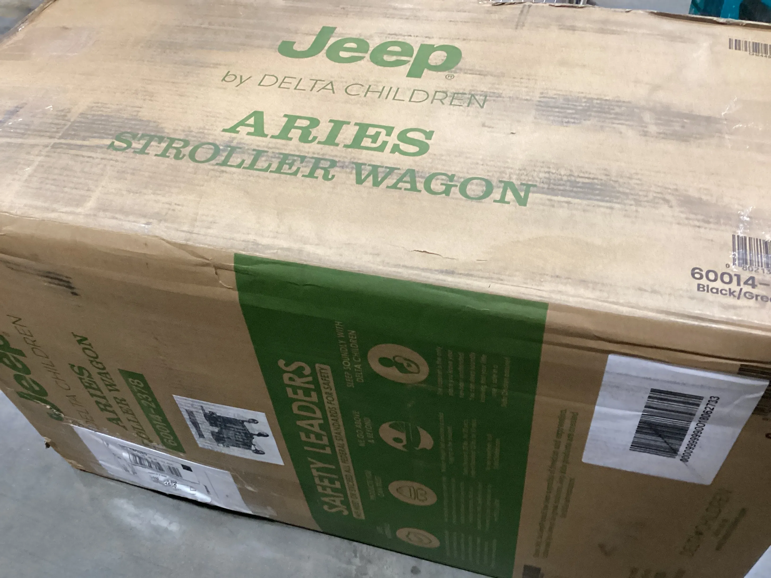 Aries Stroller Wagon - Black/Green - Image 2