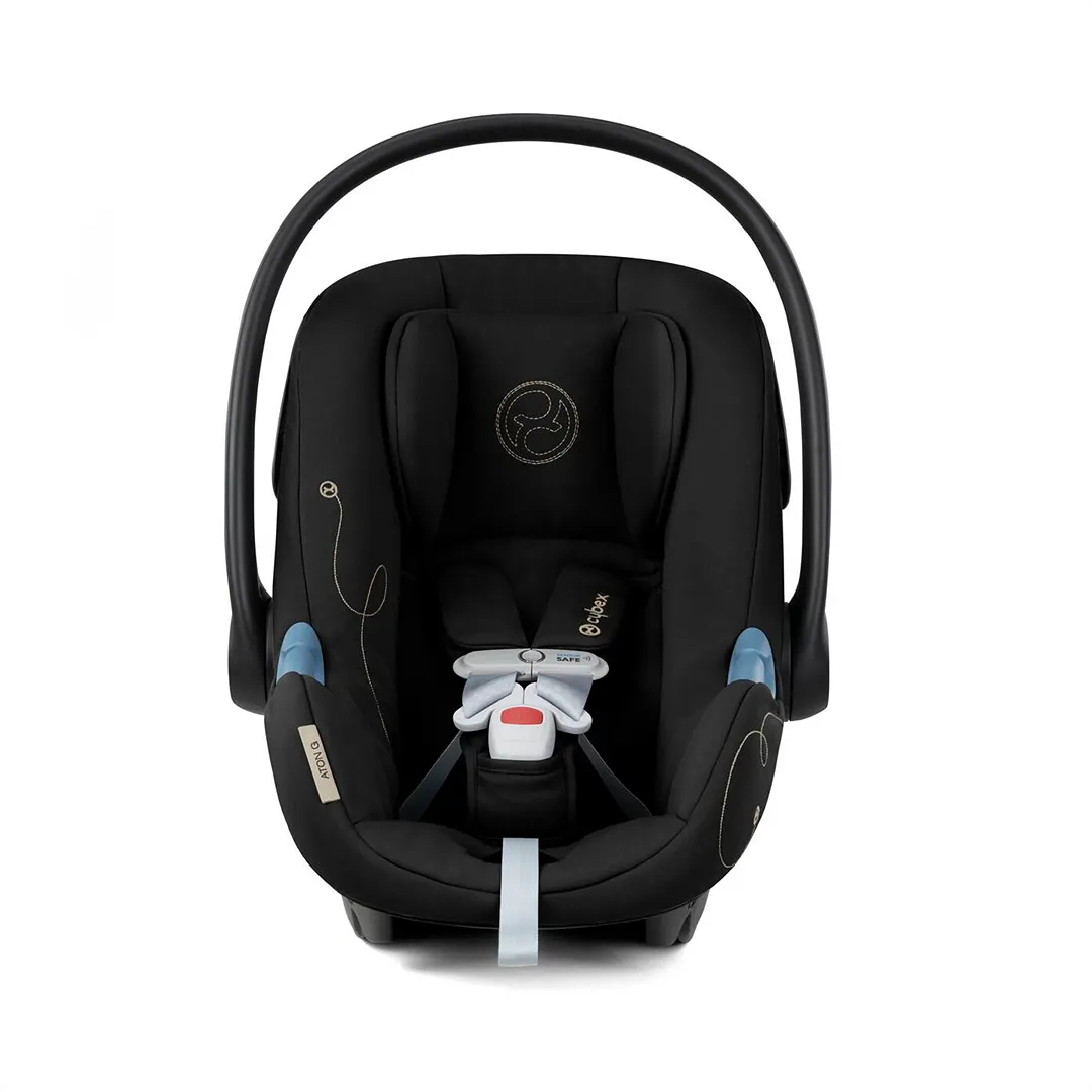 Aton G Swivel Infant Car Seat with SensorSafe - Moon Black - Image 3