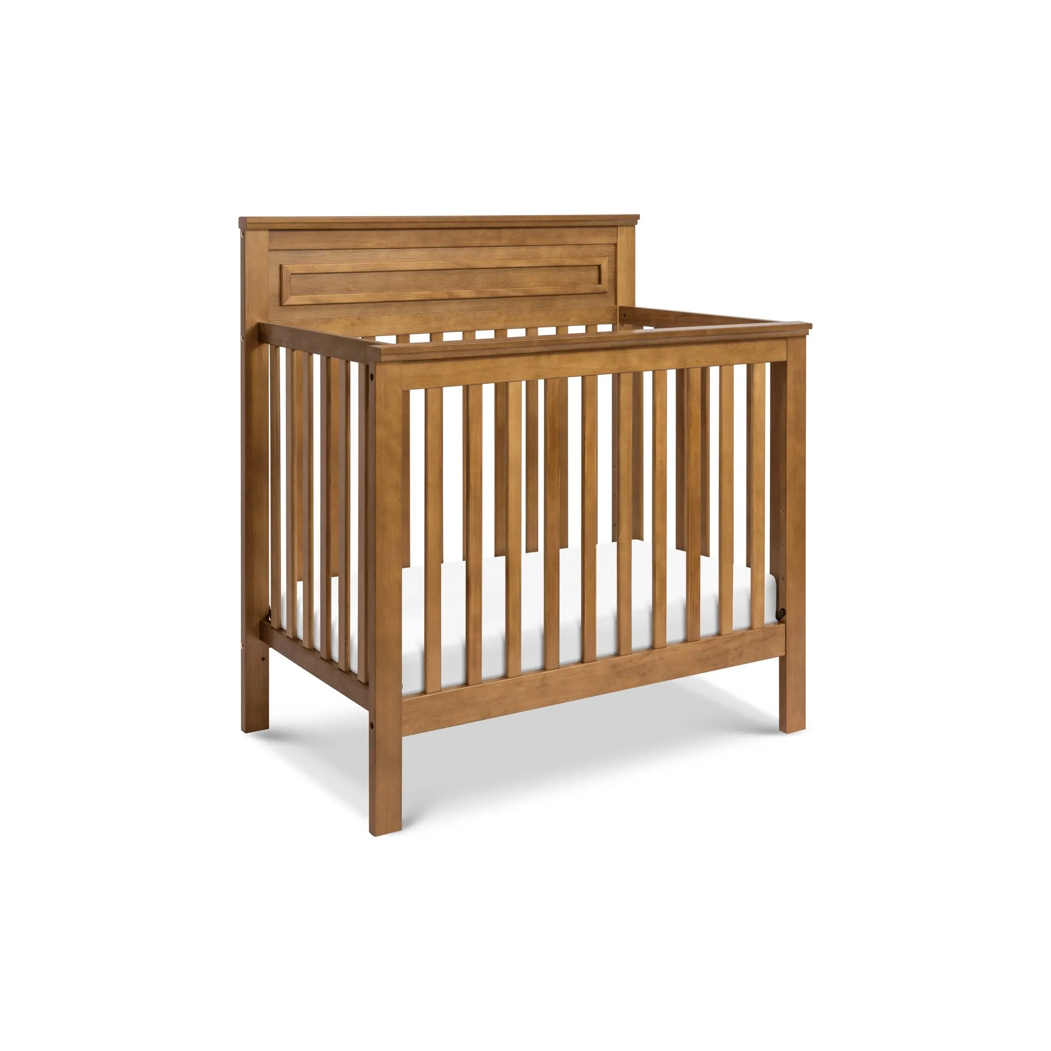 Autumn 4-in-1 Convertible Mini Crib - Chestnut - Image 8