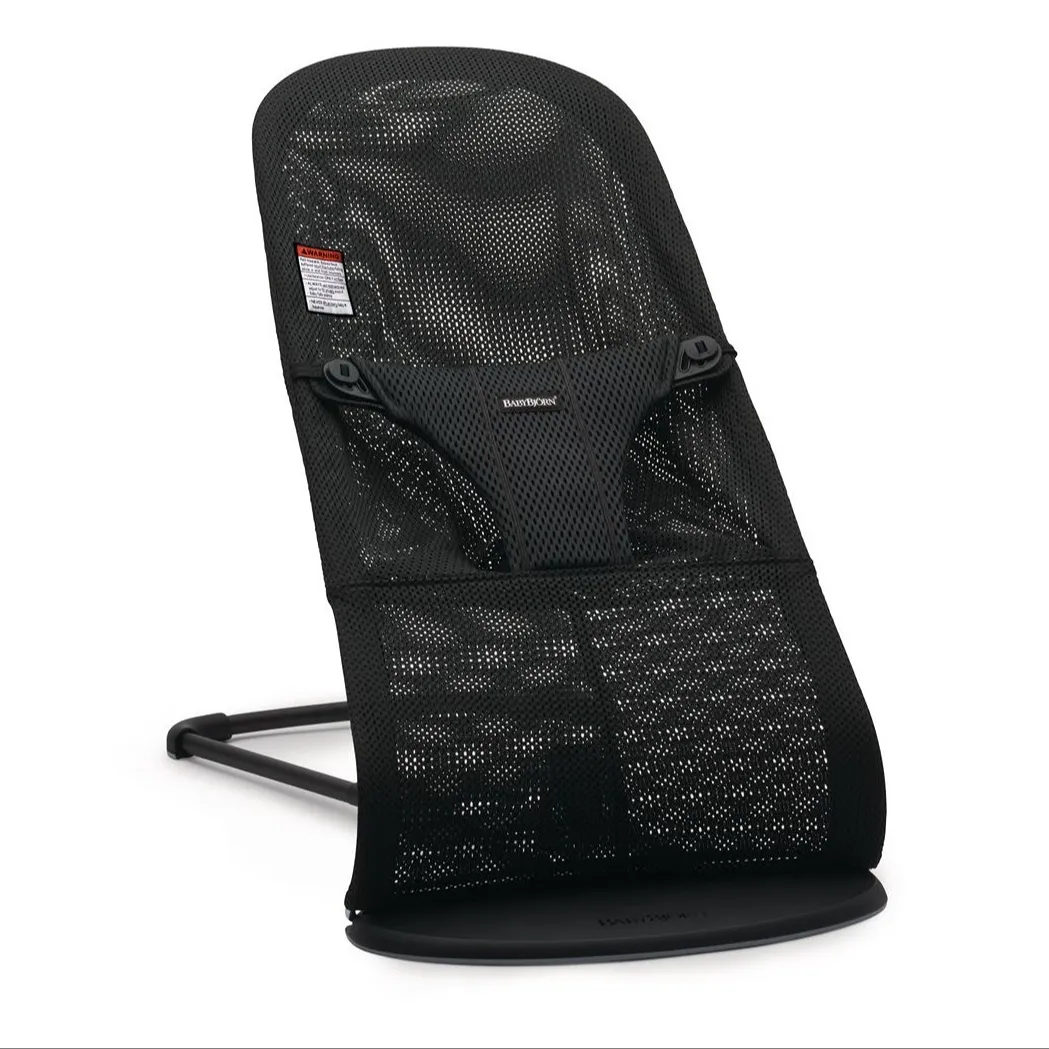 Baby Bouncer Bliss Mesh + Baby Carrier Mini Bundle - Anthracite - Image 2